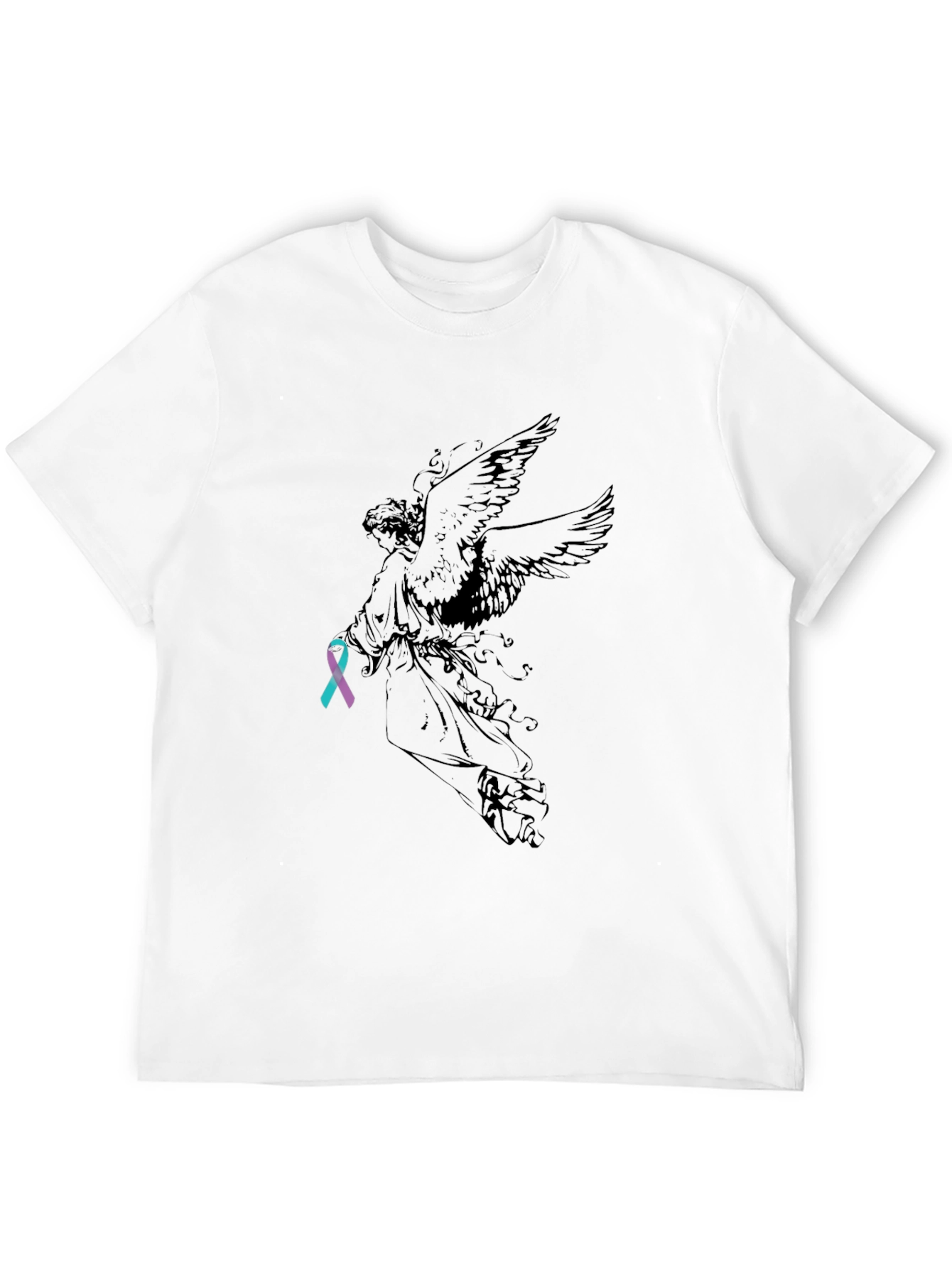 Angel Ribbon Graphic T-Shirt