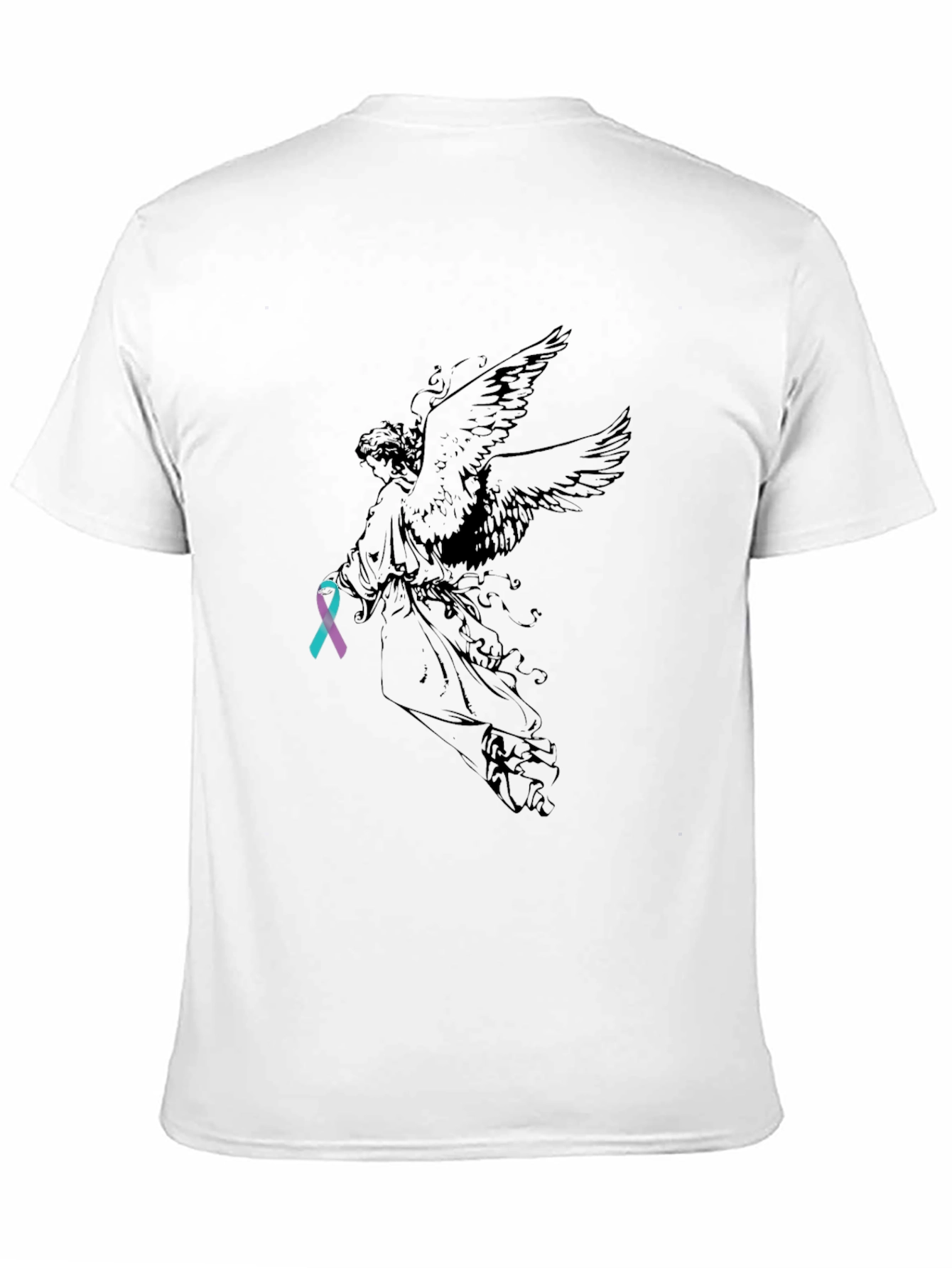 Angel Ribbon Graphic T-Shirt