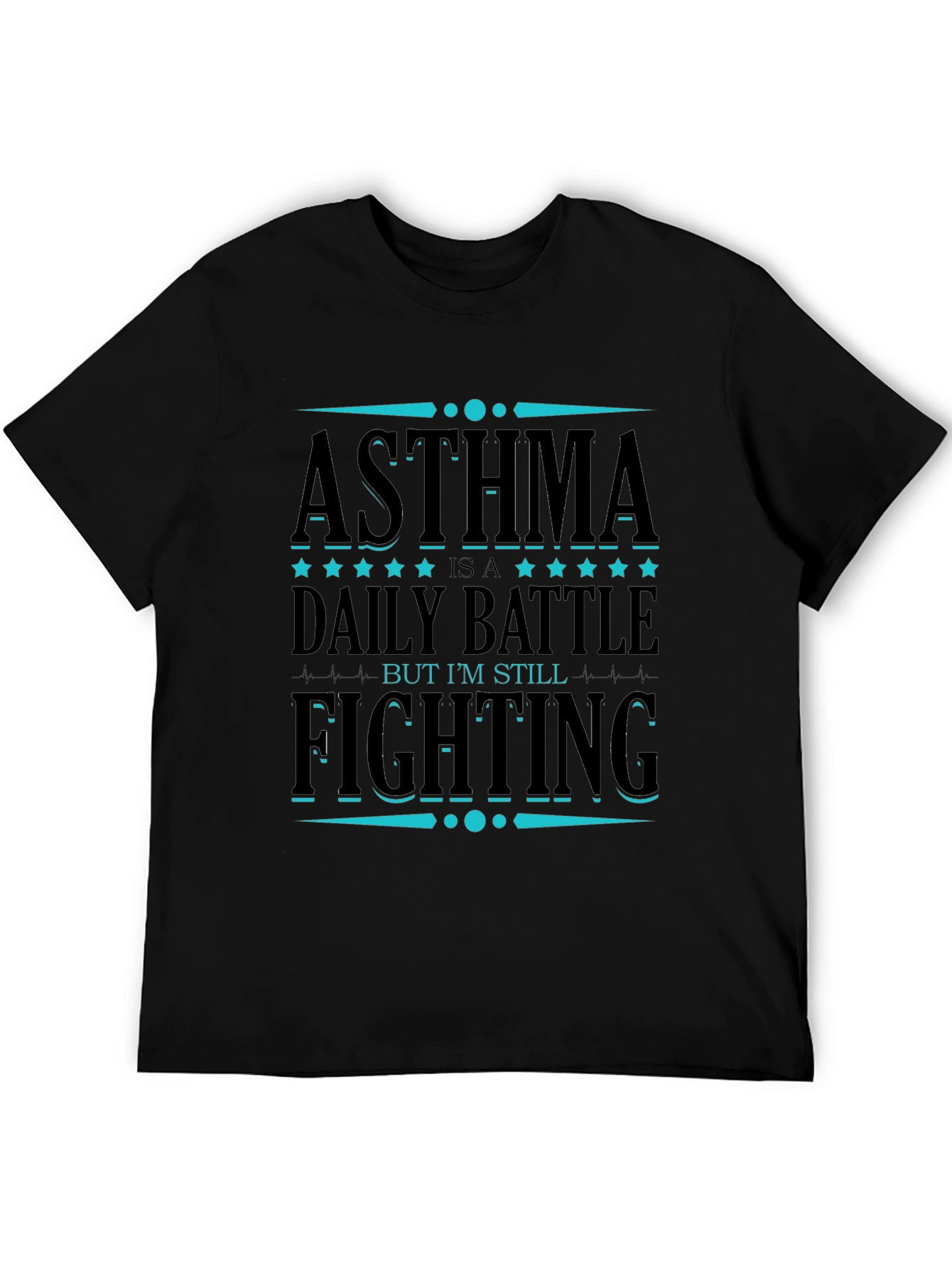 Asthma Awareness T-Shirt: Daily Battle Still Fighting
