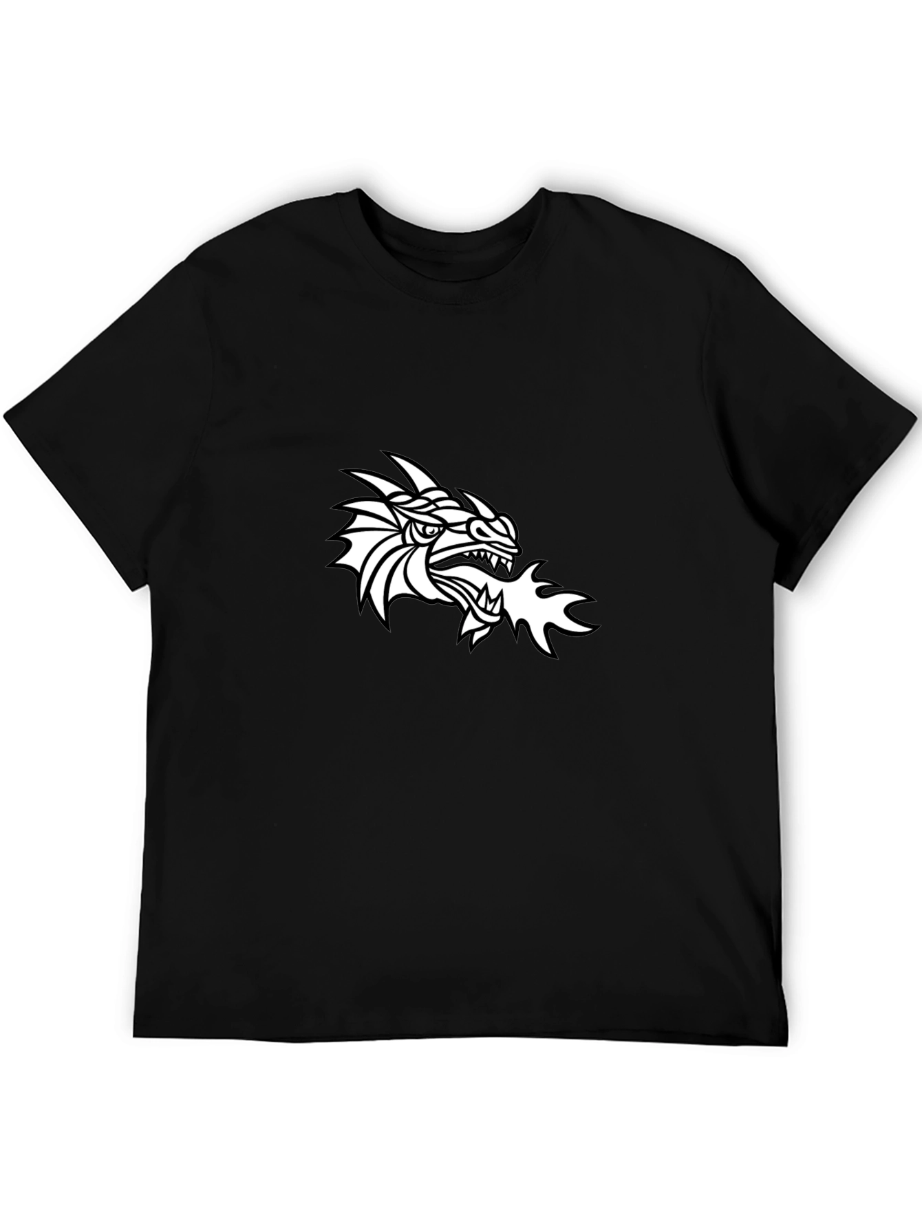 Dragon Fire Graphic T-Shirt - Cool Design