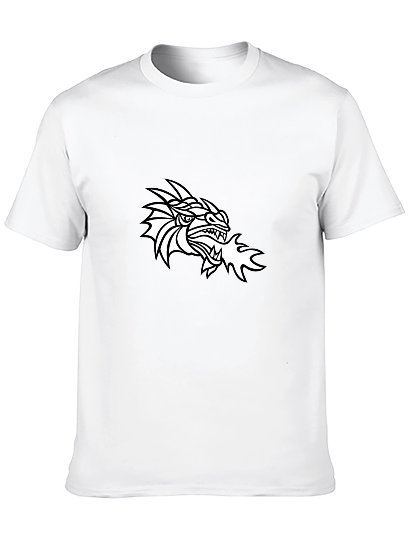 Dragon Fire Graphic T-Shirt - Cool Design