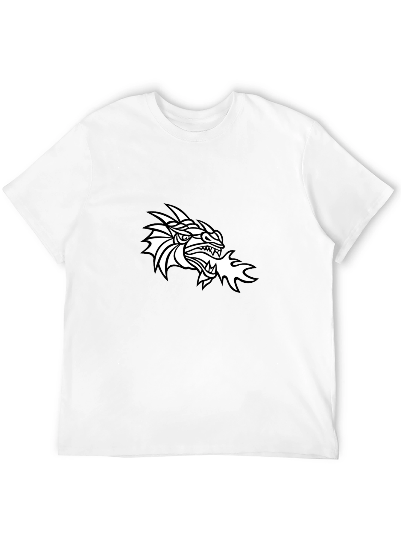 Dragon Fire Graphic T-Shirt - Cool Design