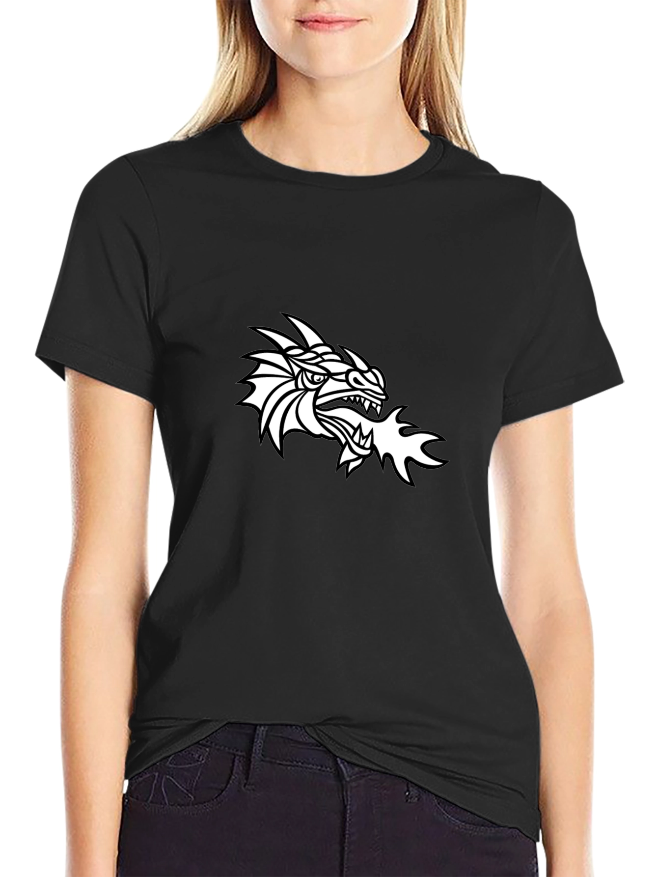 Dragon Fire Graphic T-Shirt - Cool Design
