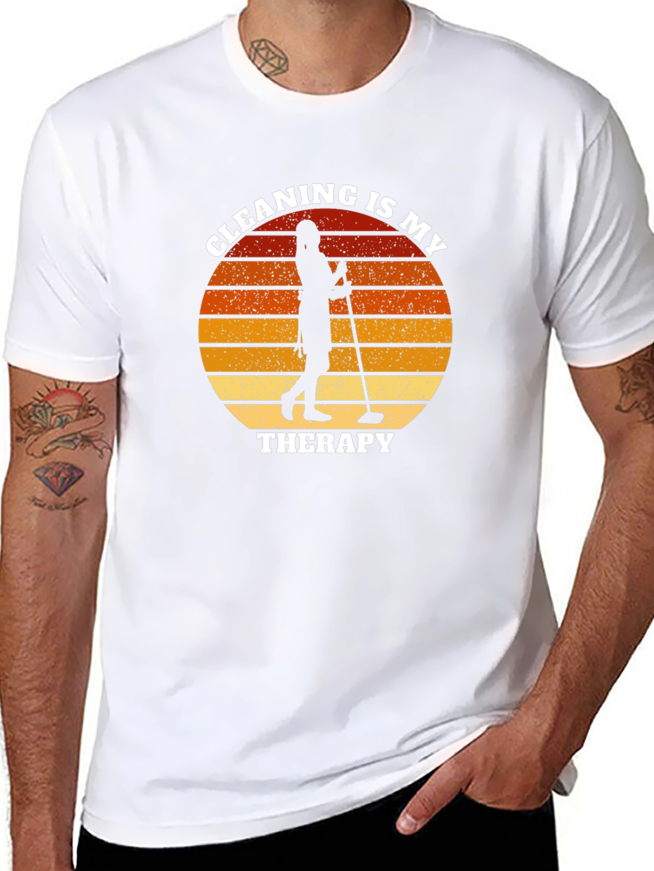Cleaning Therapy Graphic T-Shirt