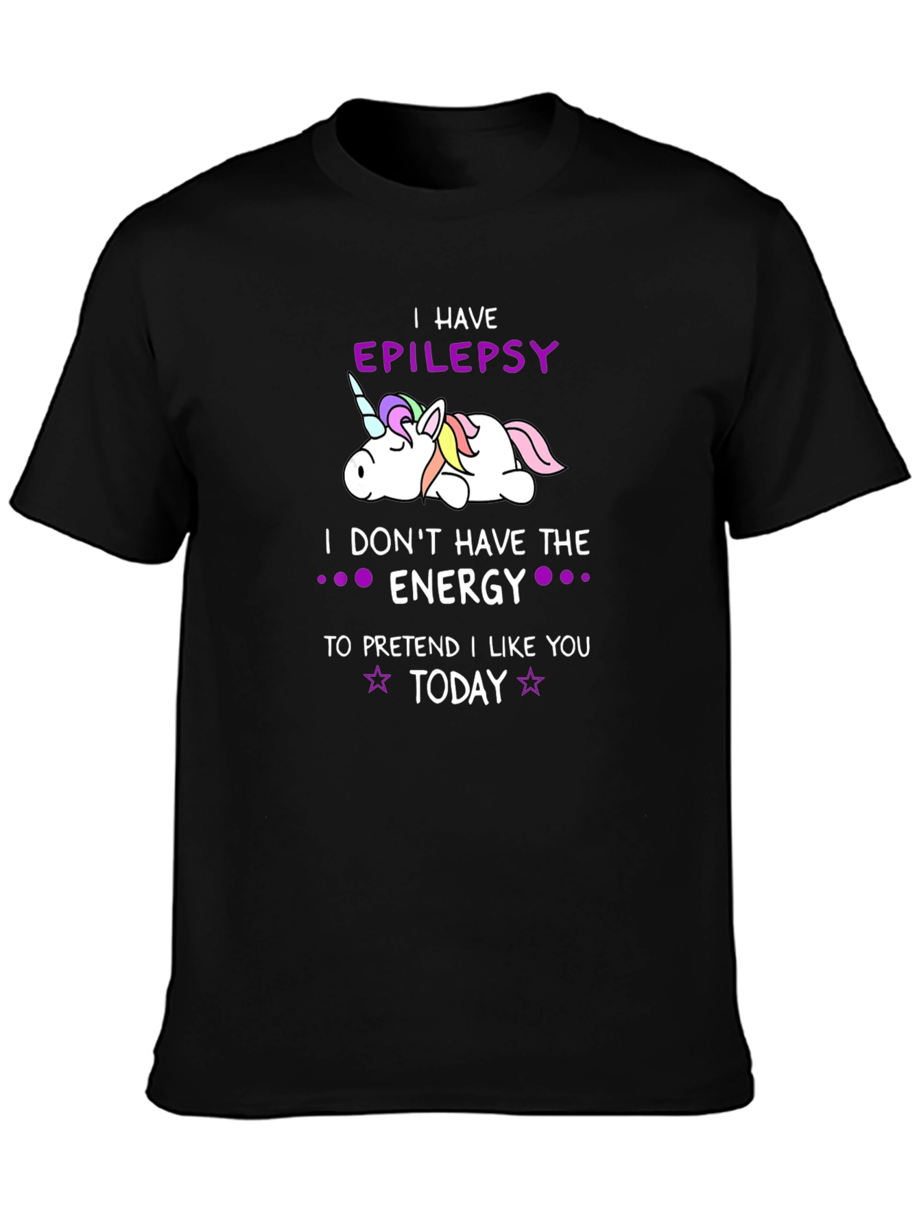 Epilepsy Awareness Unicorn T-Shirt