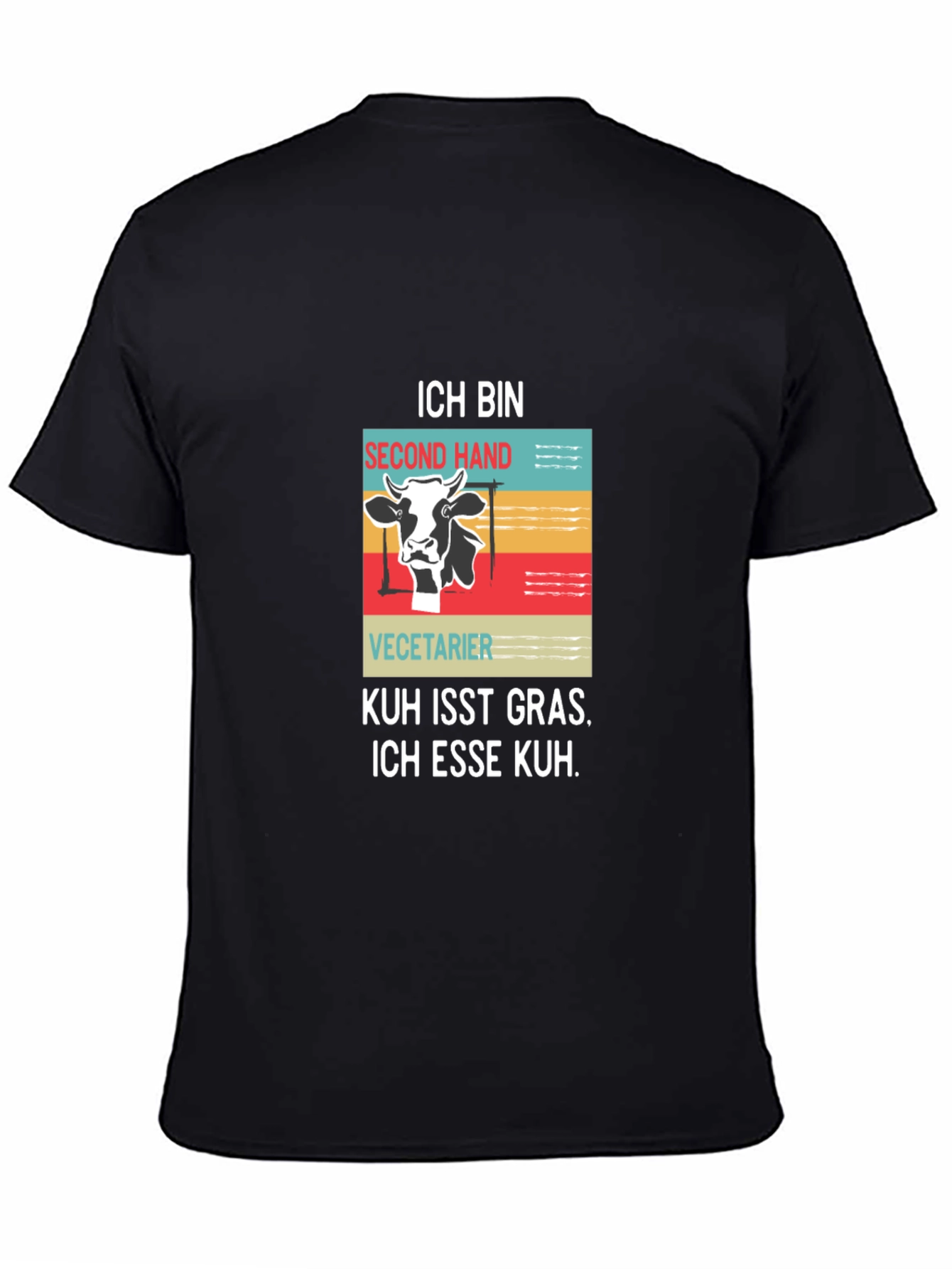 Ich Bin Second Hand Vegetarian Graphic Tee