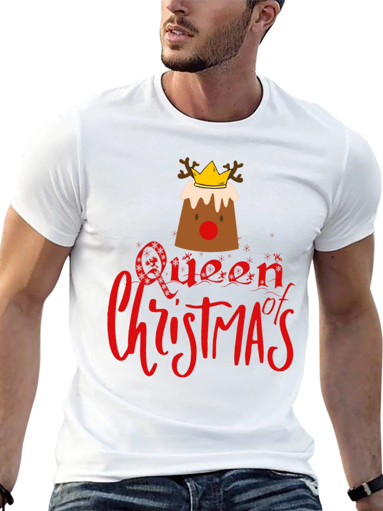 Queen of Christmas T-Shirt Holiday Graphic Tee