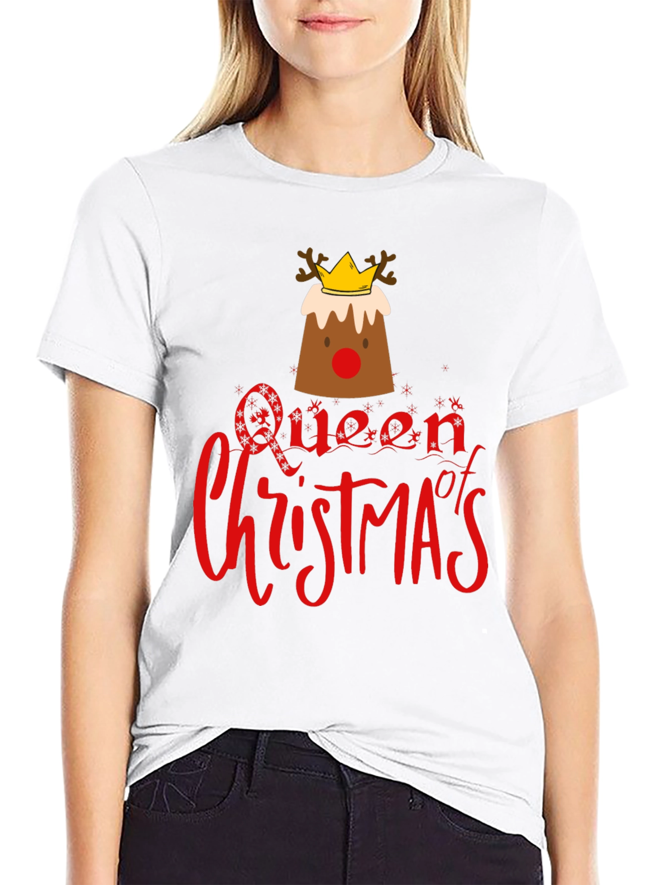 Queen of Christmas T-Shirt Holiday Graphic Tee