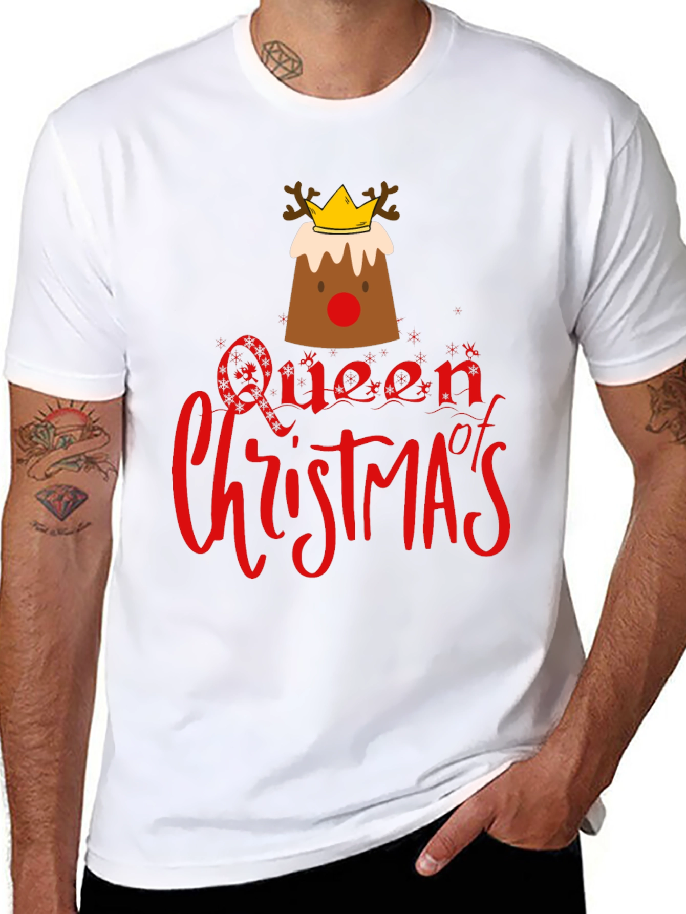 Queen of Christmas T-Shirt Holiday Graphic Tee