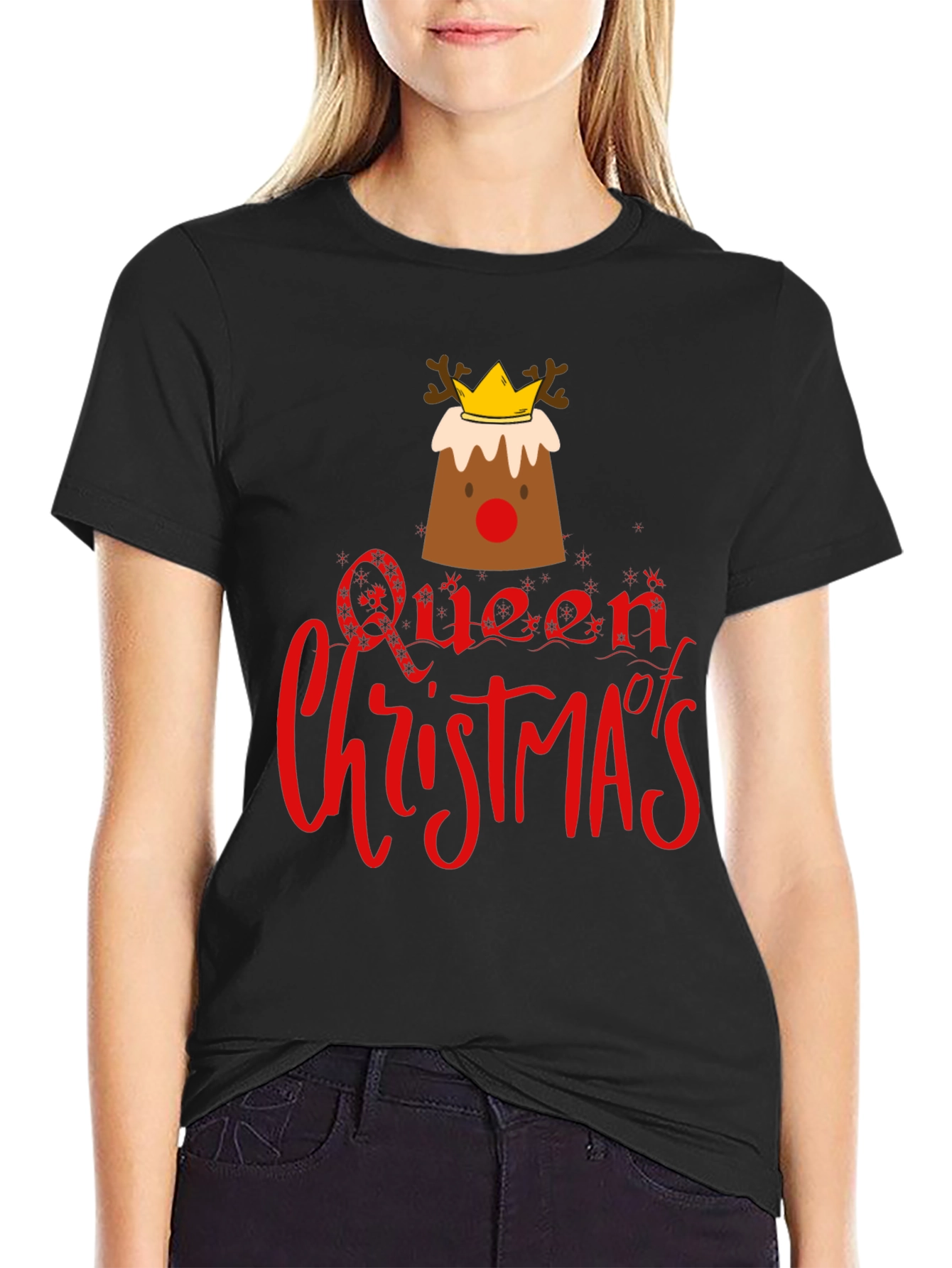 Queen of Christmas T-Shirt Holiday Graphic Tee