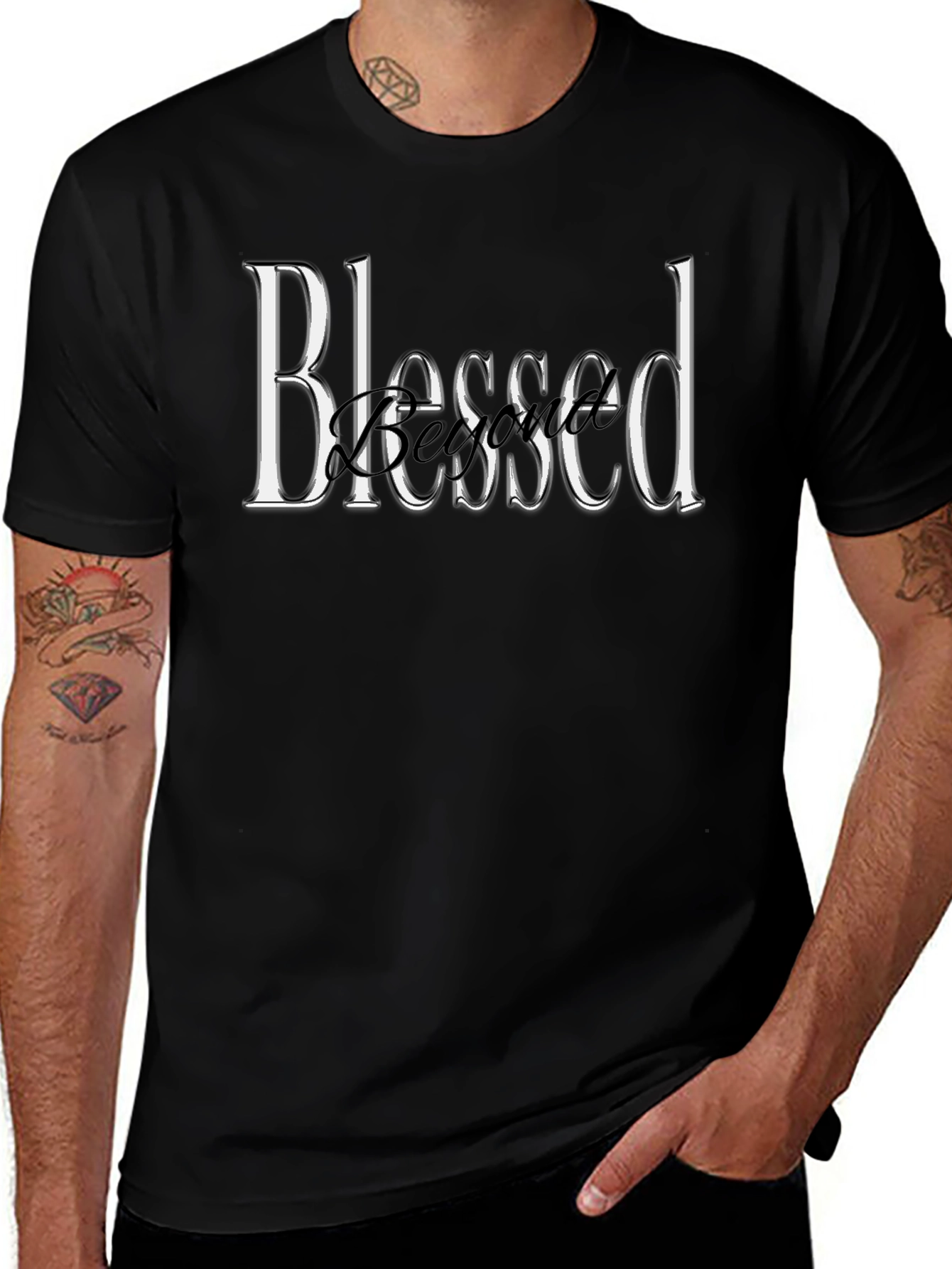 Blessed Beyond Measure Black T-Shirt