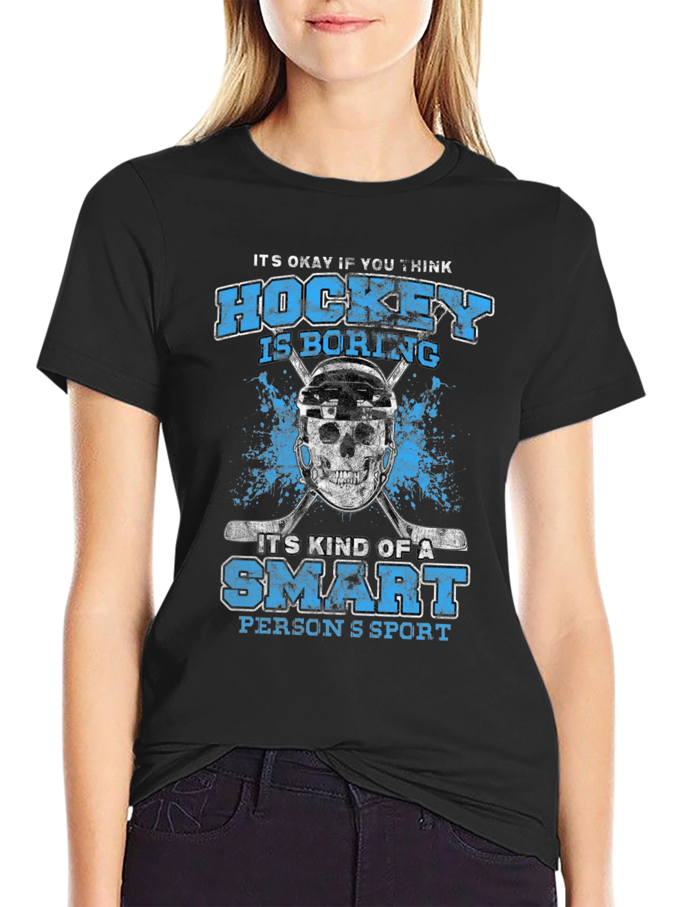 Hockey is a Smart Persons Sport T-Shirt