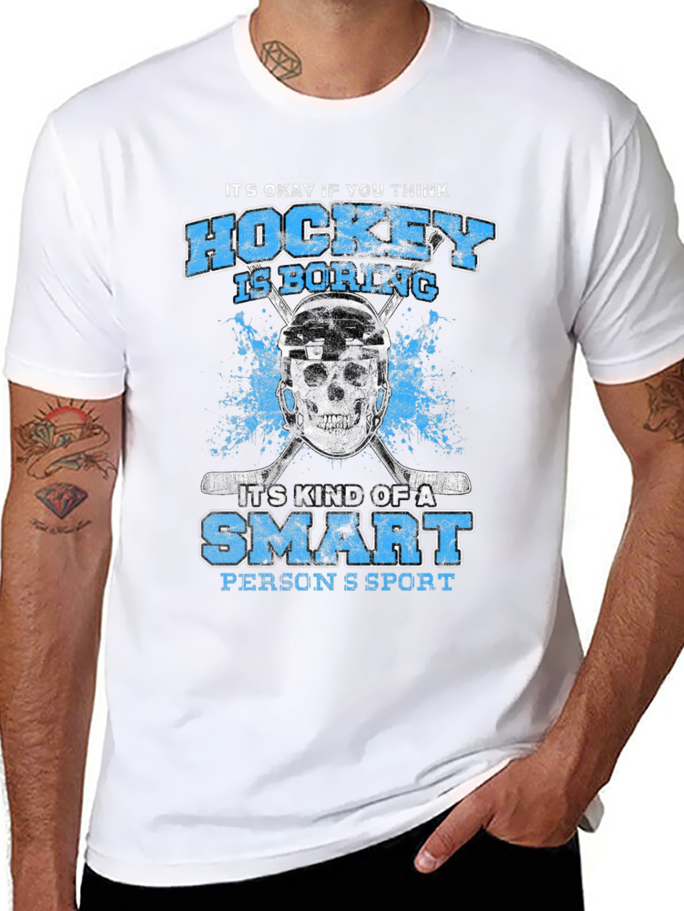 Hockey is a Smart Persons Sport T-Shirt