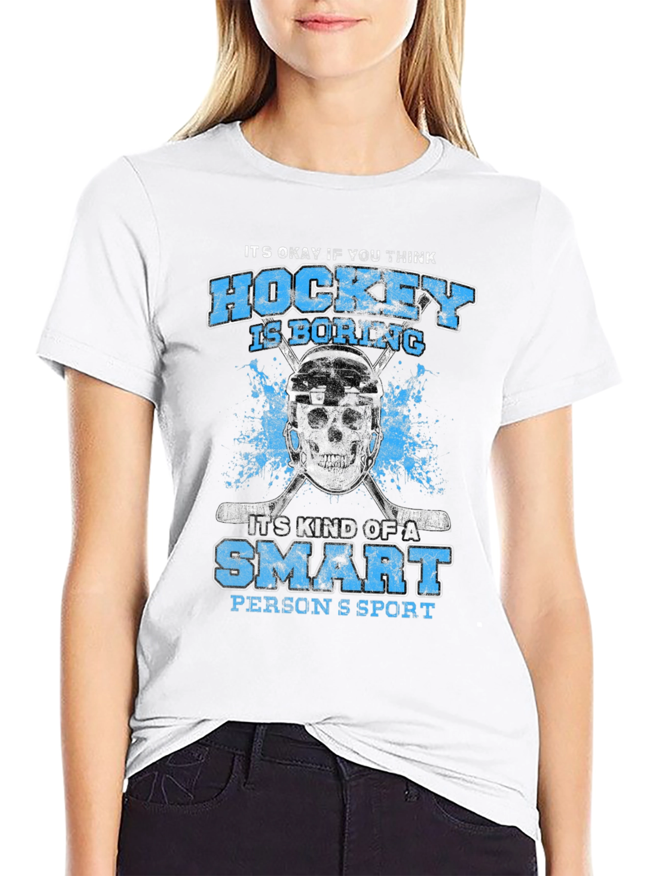Hockey is a Smart Persons Sport T-Shirt