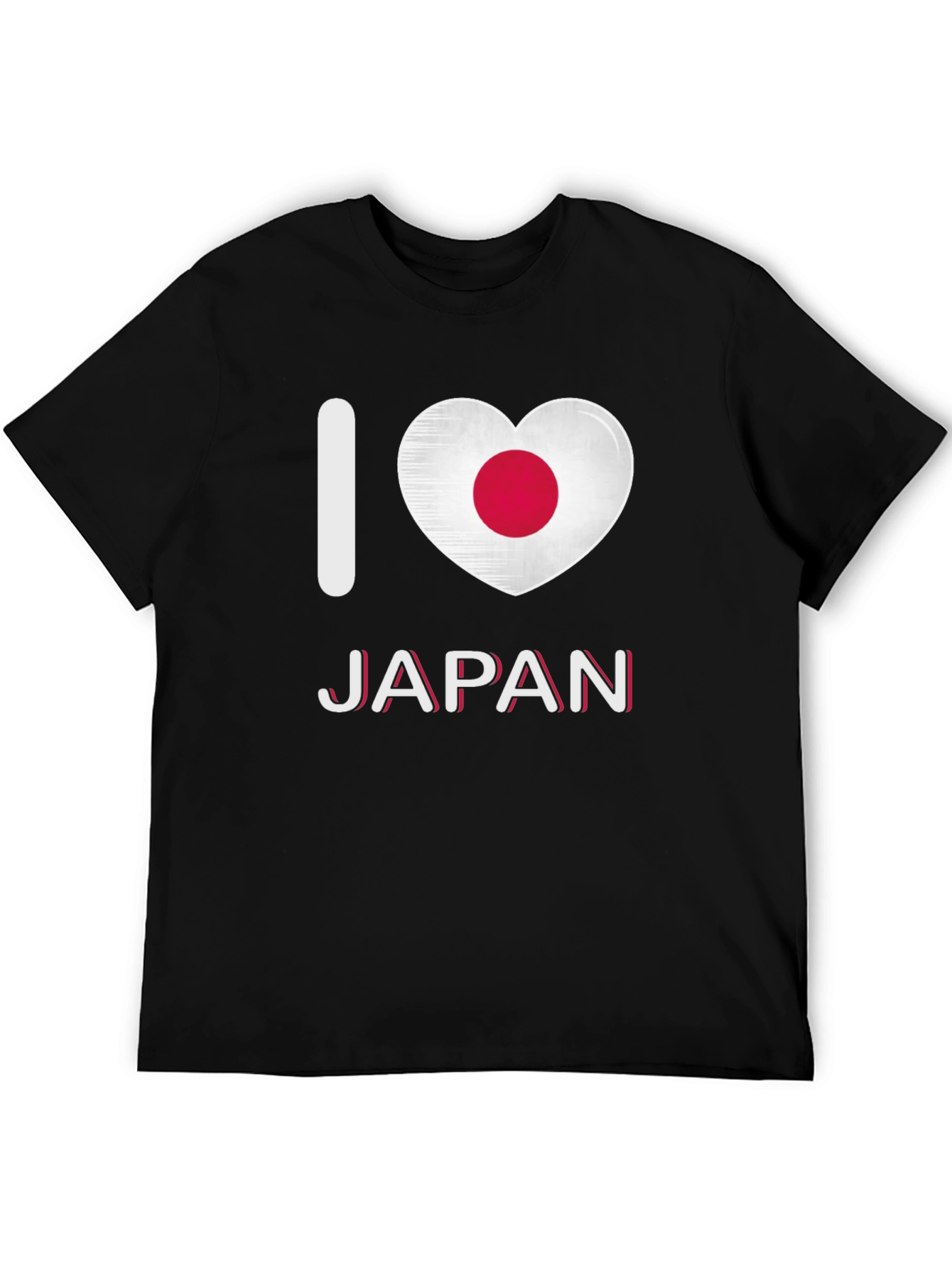 I Love Japan T-Shirt - Black Graphic Tee