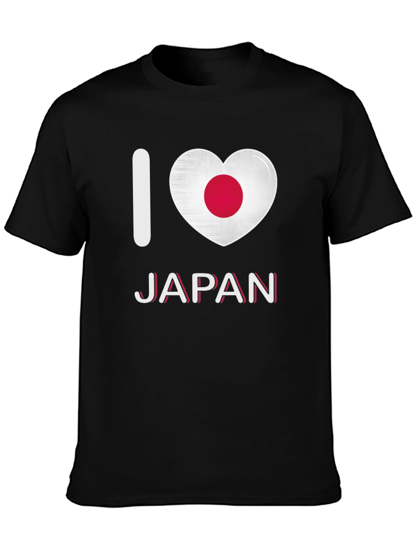 I Love Japan T-Shirt - Black Graphic Tee