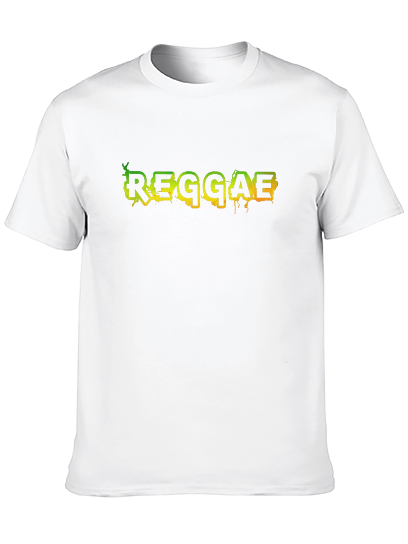 Reggae Style Graphic T-Shirt - Black