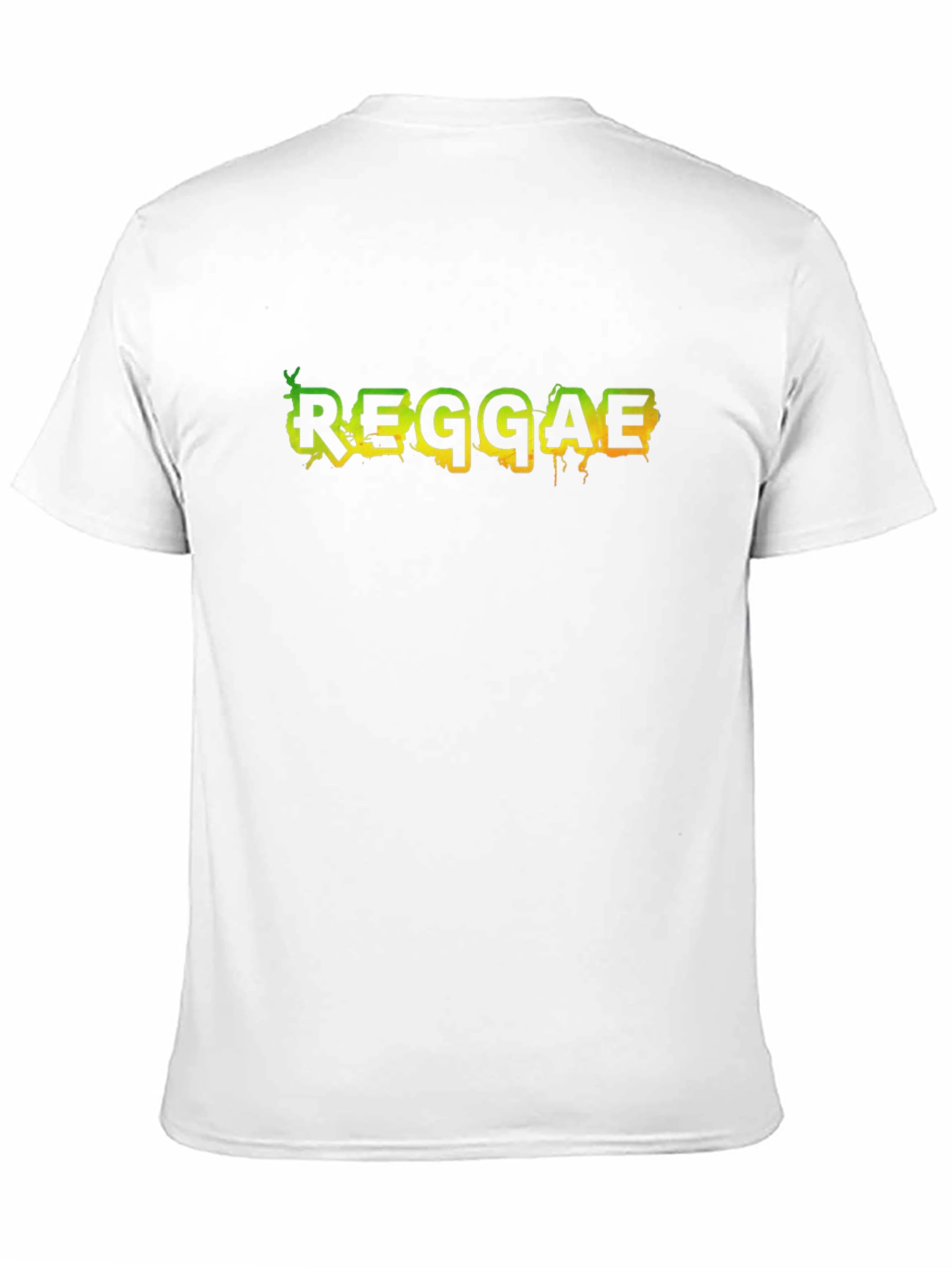 Reggae Style Graphic T-Shirt - Black