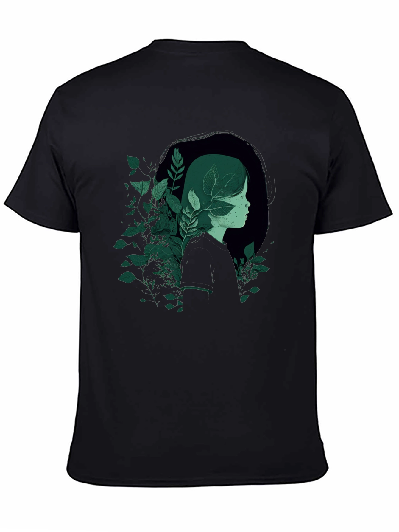 Nature Portrait Graphic Tee - Modern Style