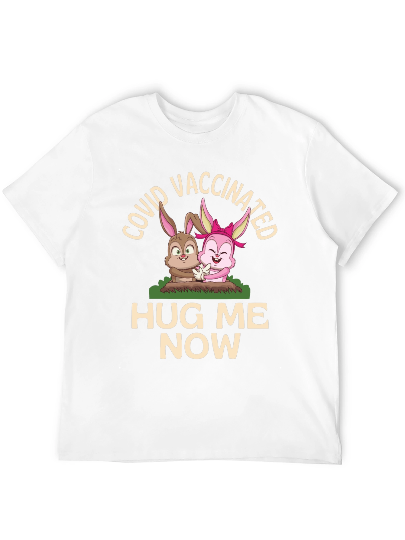 COVID Vaccinated Hug Me Now T-Shirt