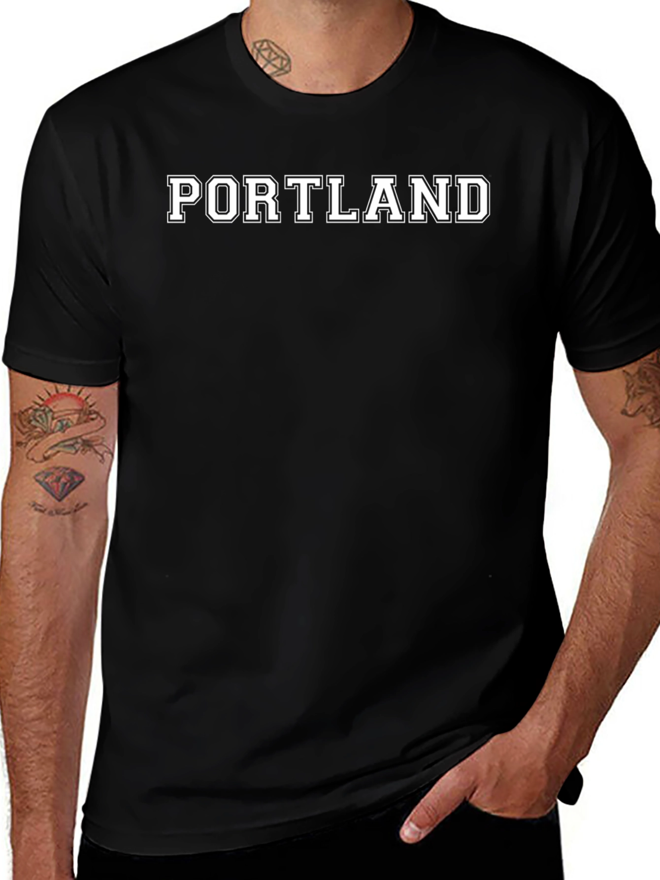 Portland Graphic Tee - Black