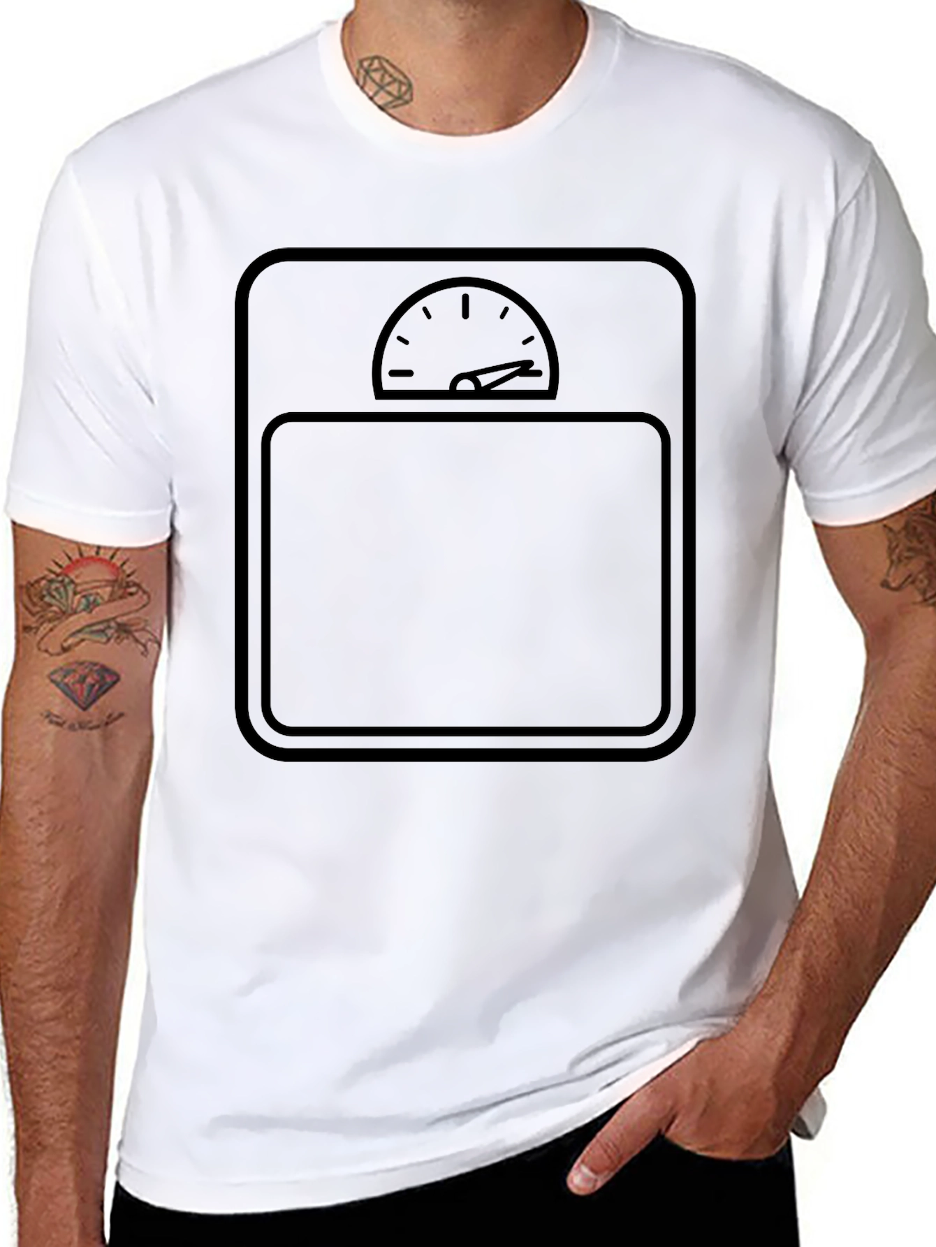 Weight Scale Graphic T-Shirt