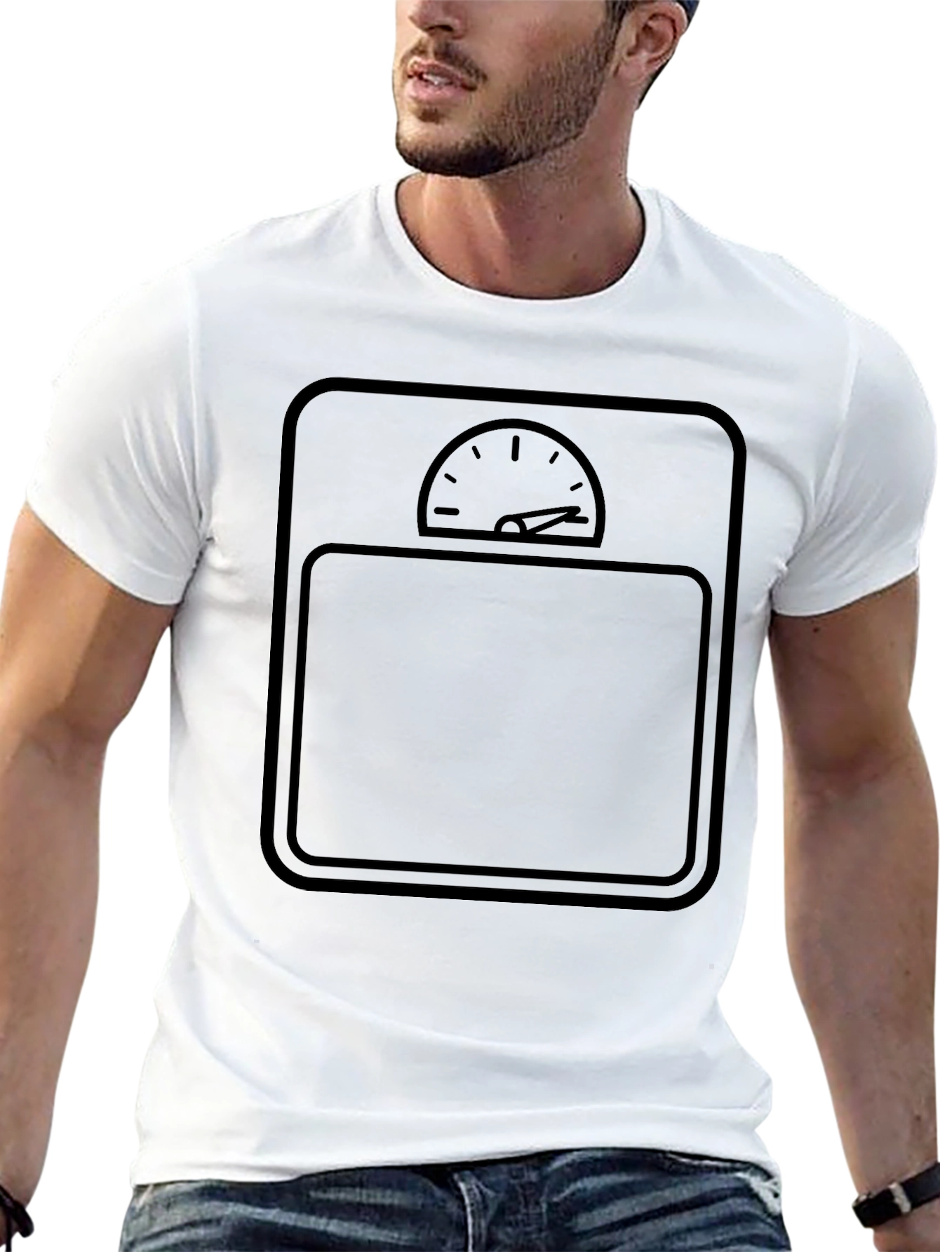 Weight Scale Graphic T-Shirt