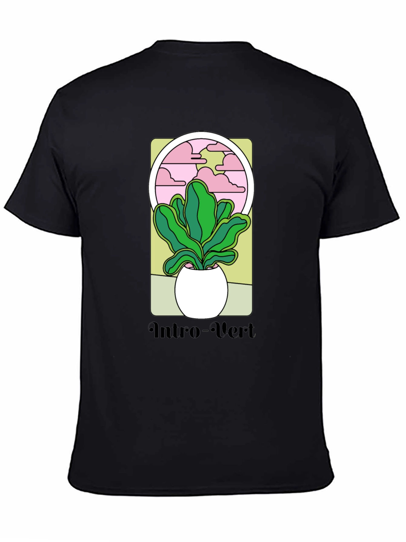 Intro-Vert Plant Graphic T-Shirt