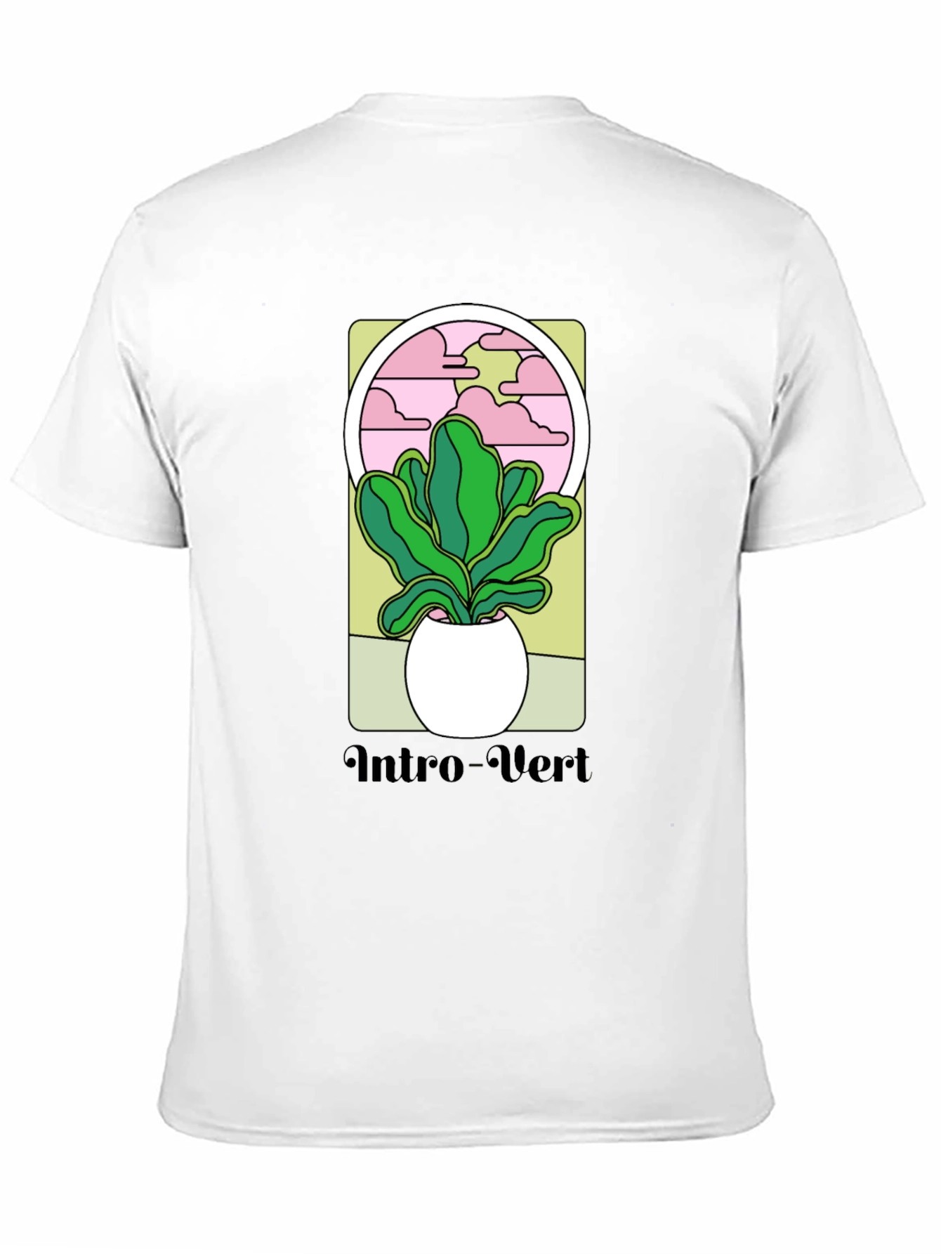 Intro-Vert Plant Graphic T-Shirt