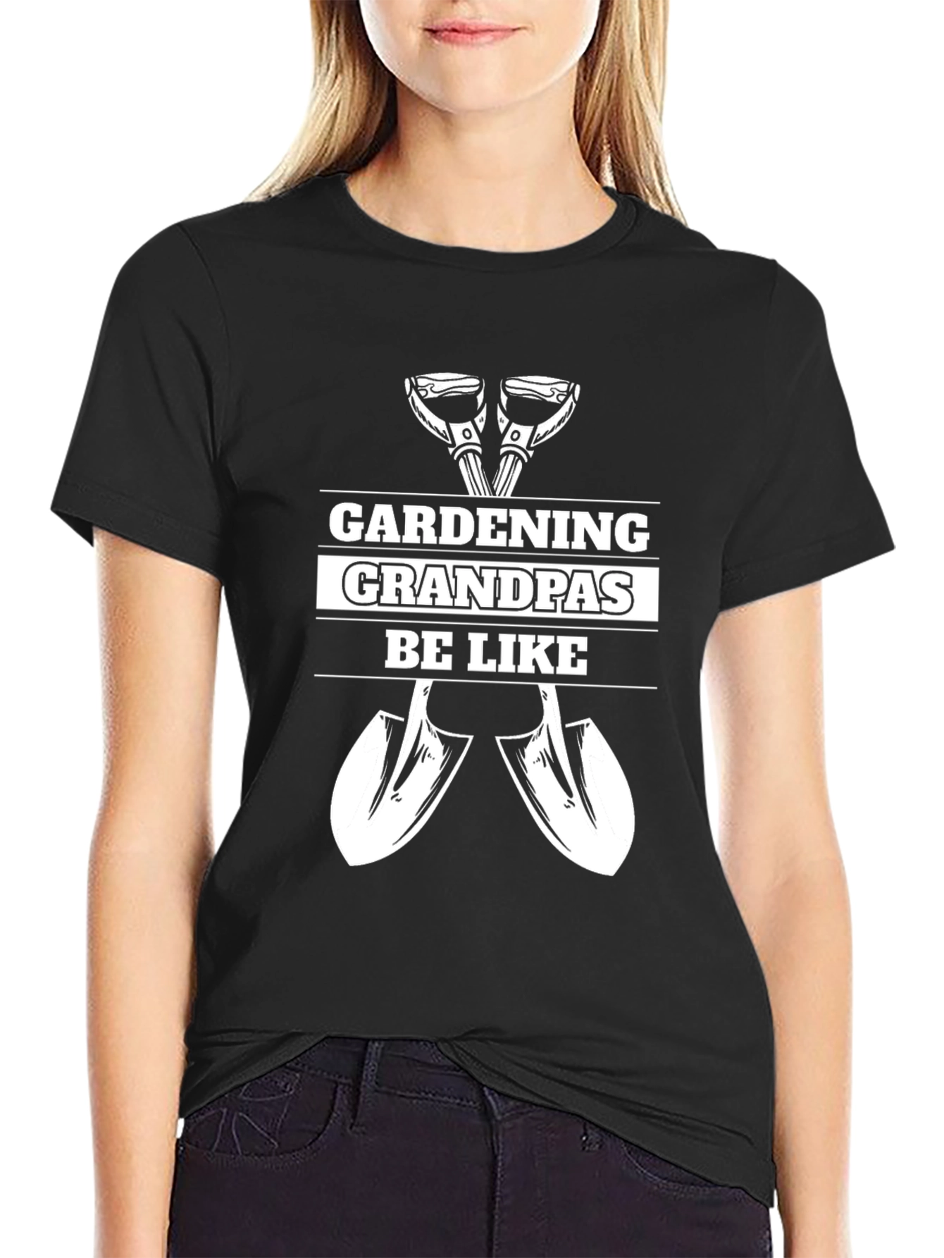 Gardening Grandpas Tee - Black