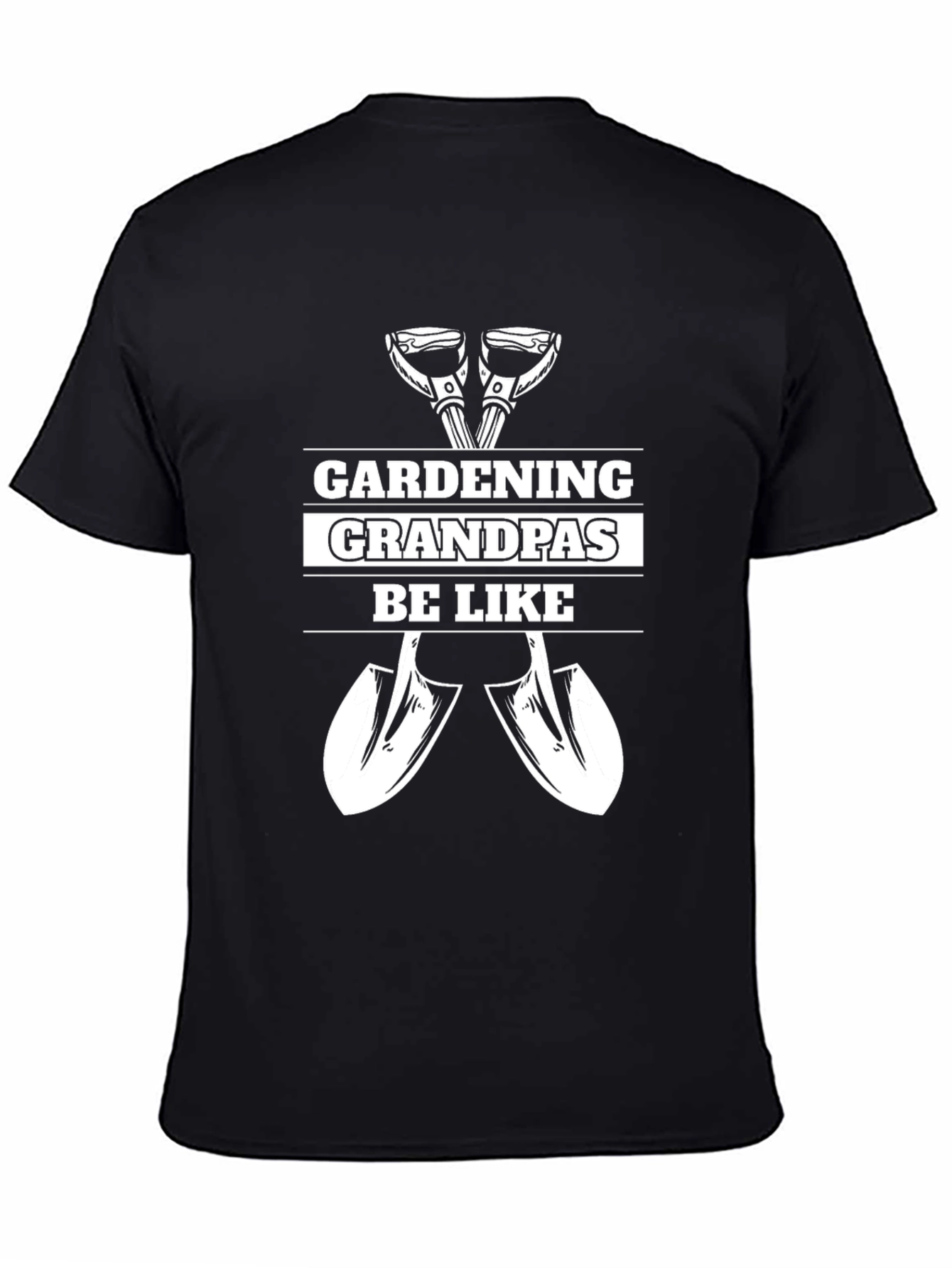 Gardening Grandpas Tee - Black