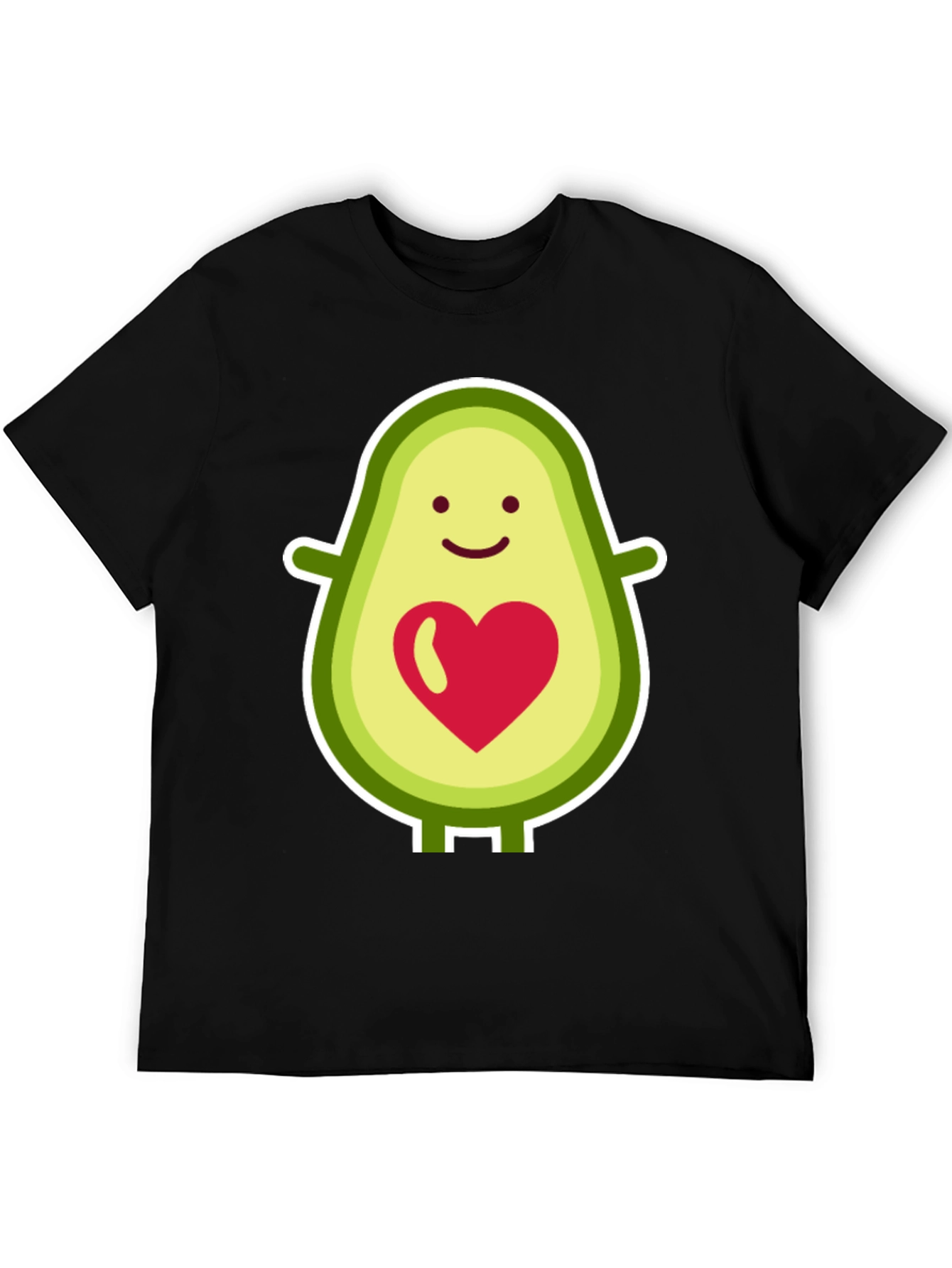 Avocado Heart Graphic Tee - Cute & Trendy