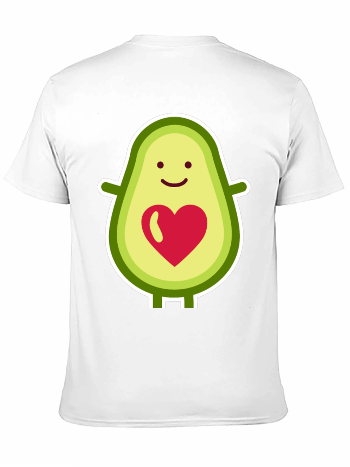 Avocado Heart Graphic Tee - Cute & Trendy