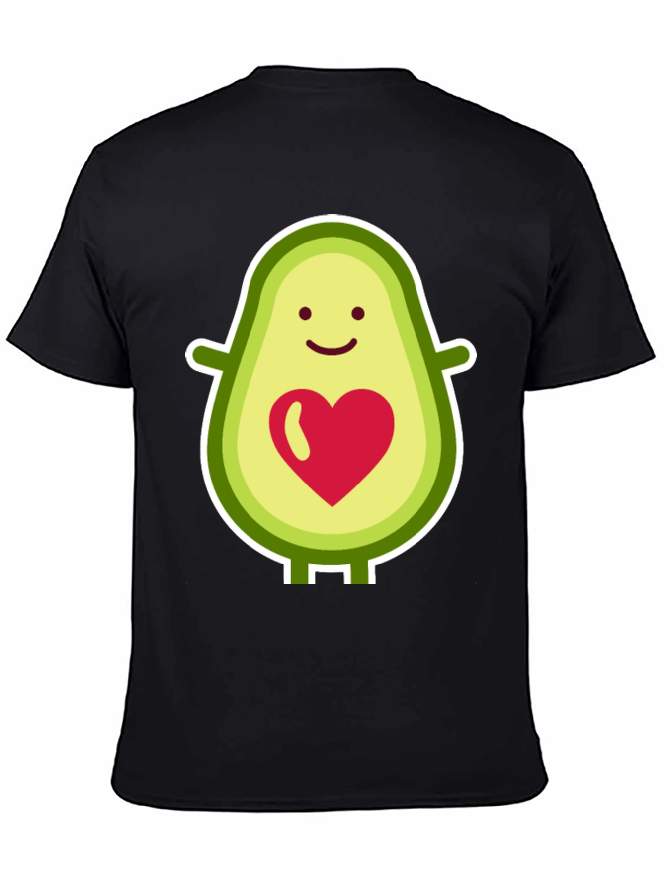 Avocado Heart Graphic Tee - Cute & Trendy