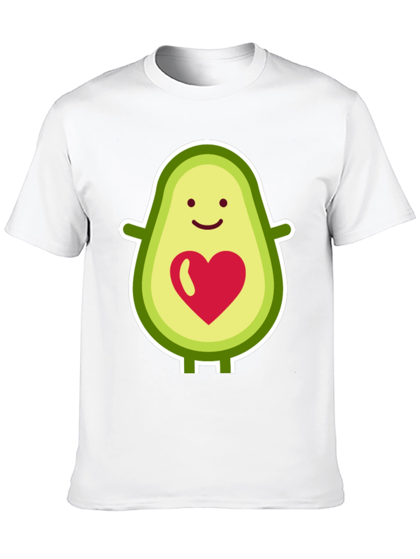 Avocado Heart Graphic Tee - Cute & Trendy