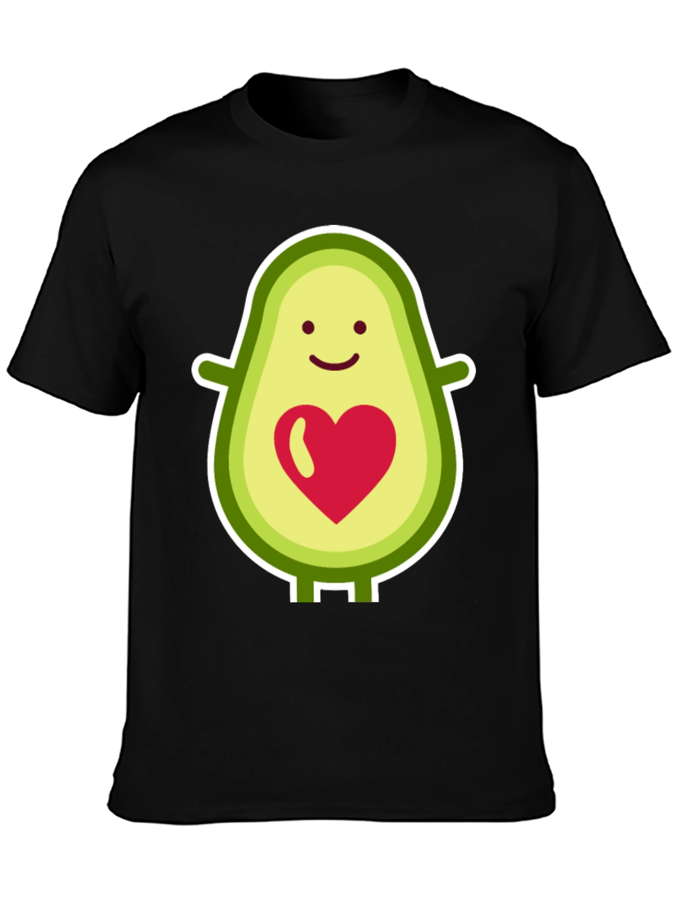 Avocado Heart Graphic Tee - Cute & Trendy