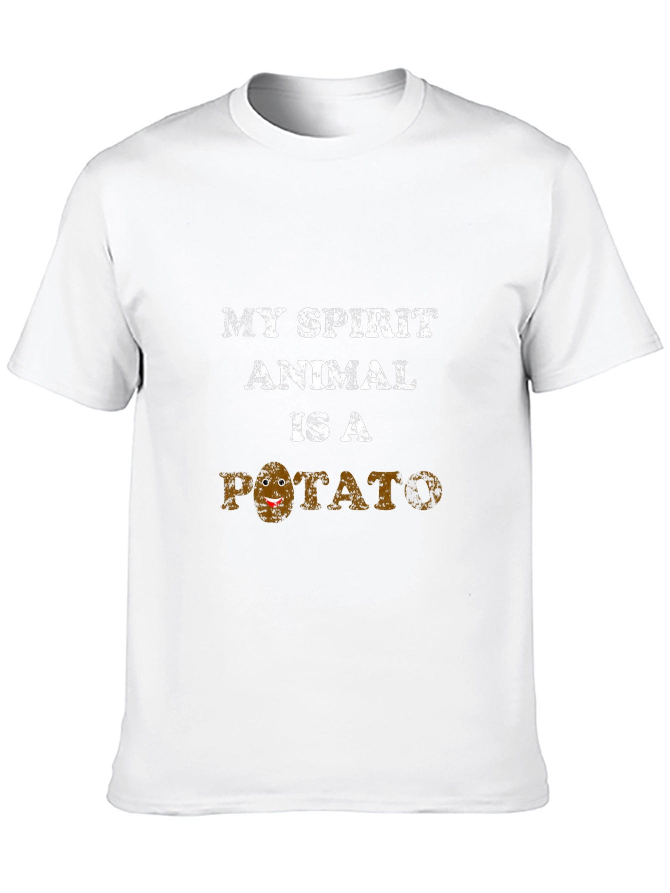 My Spirit Animal Is A Potato Funny T-Shirt