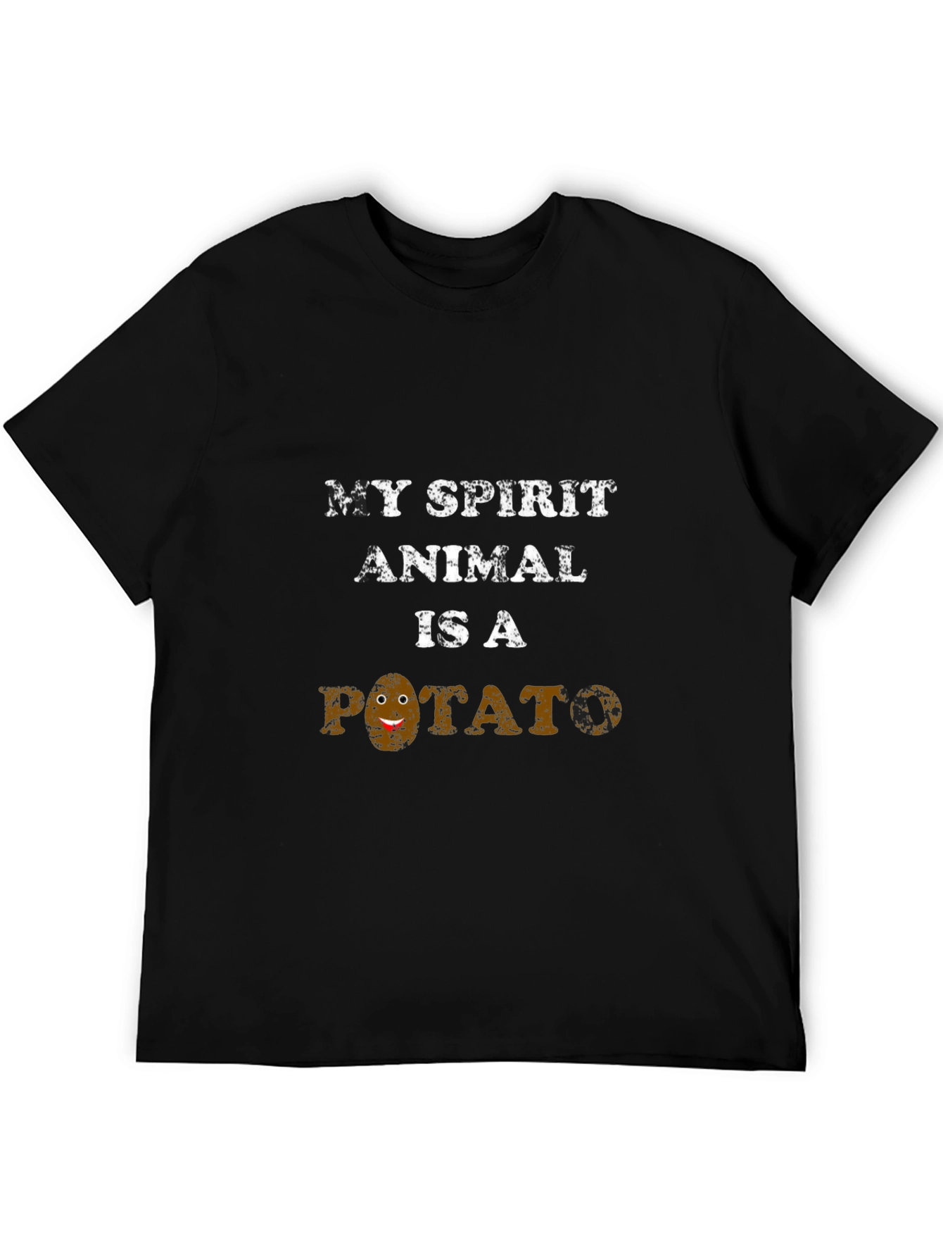 My Spirit Animal Is A Potato Funny T-Shirt