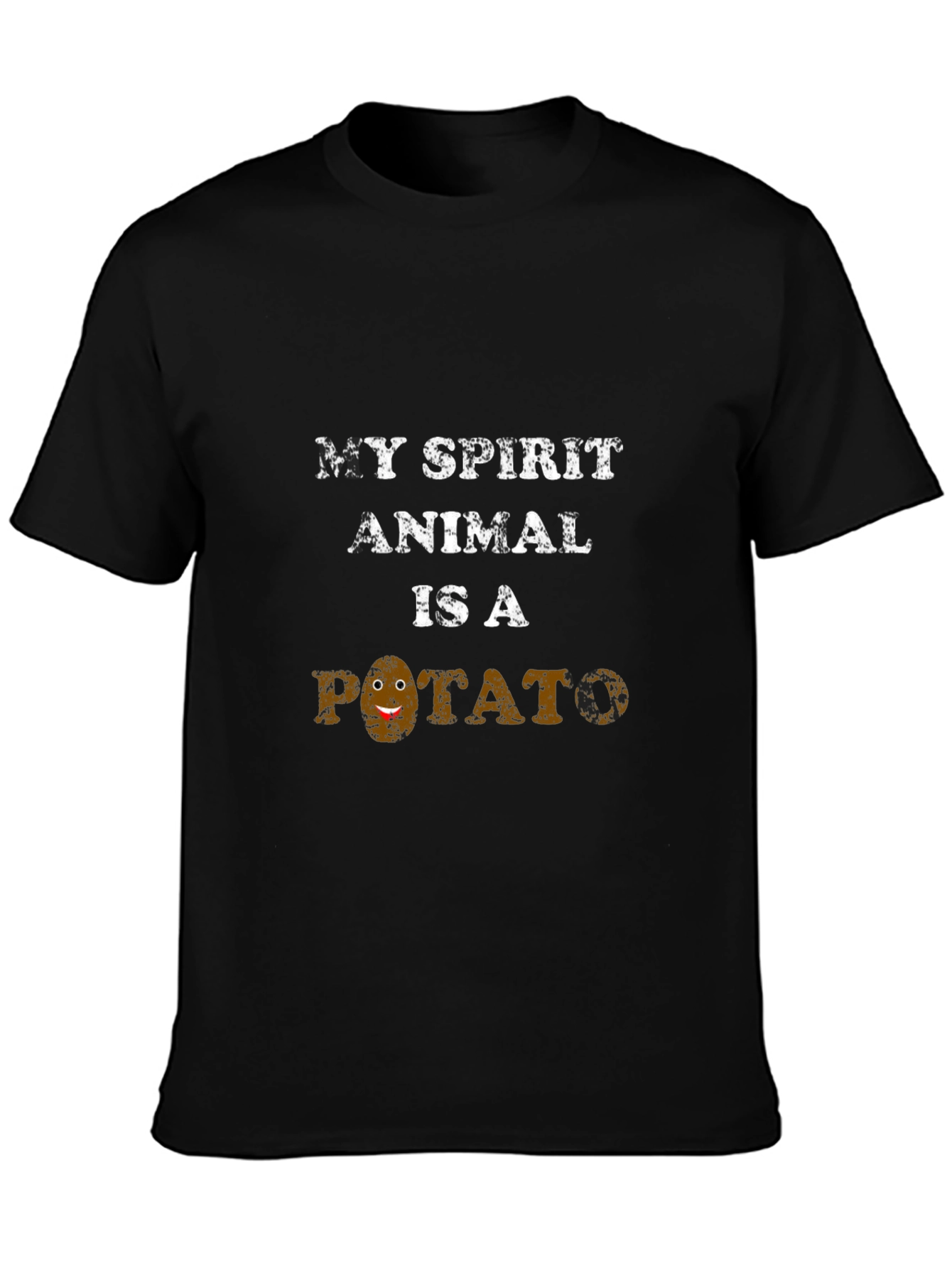 My Spirit Animal Is A Potato Funny T-Shirt