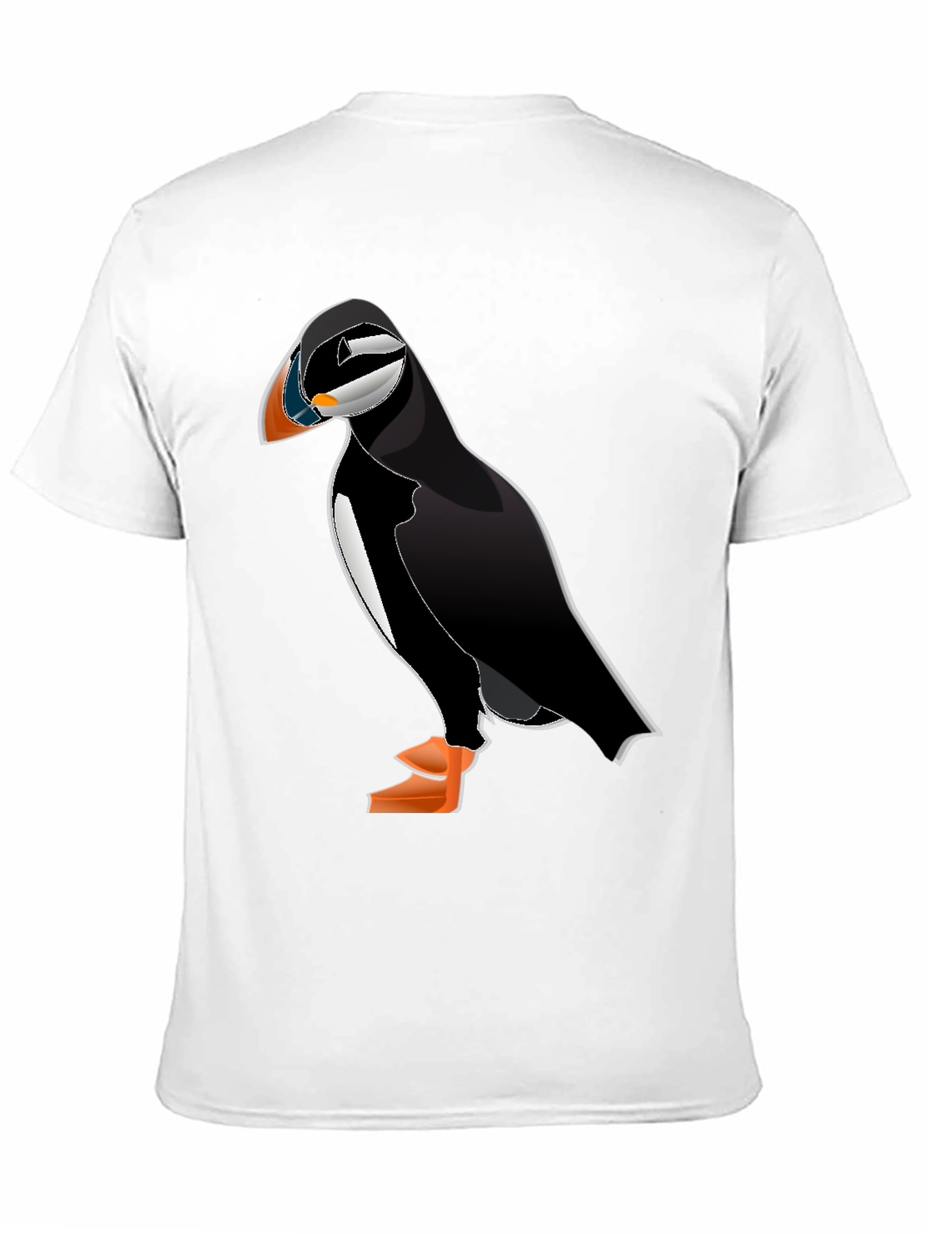 Puffin Graphic Tee - Black Cotton Blend