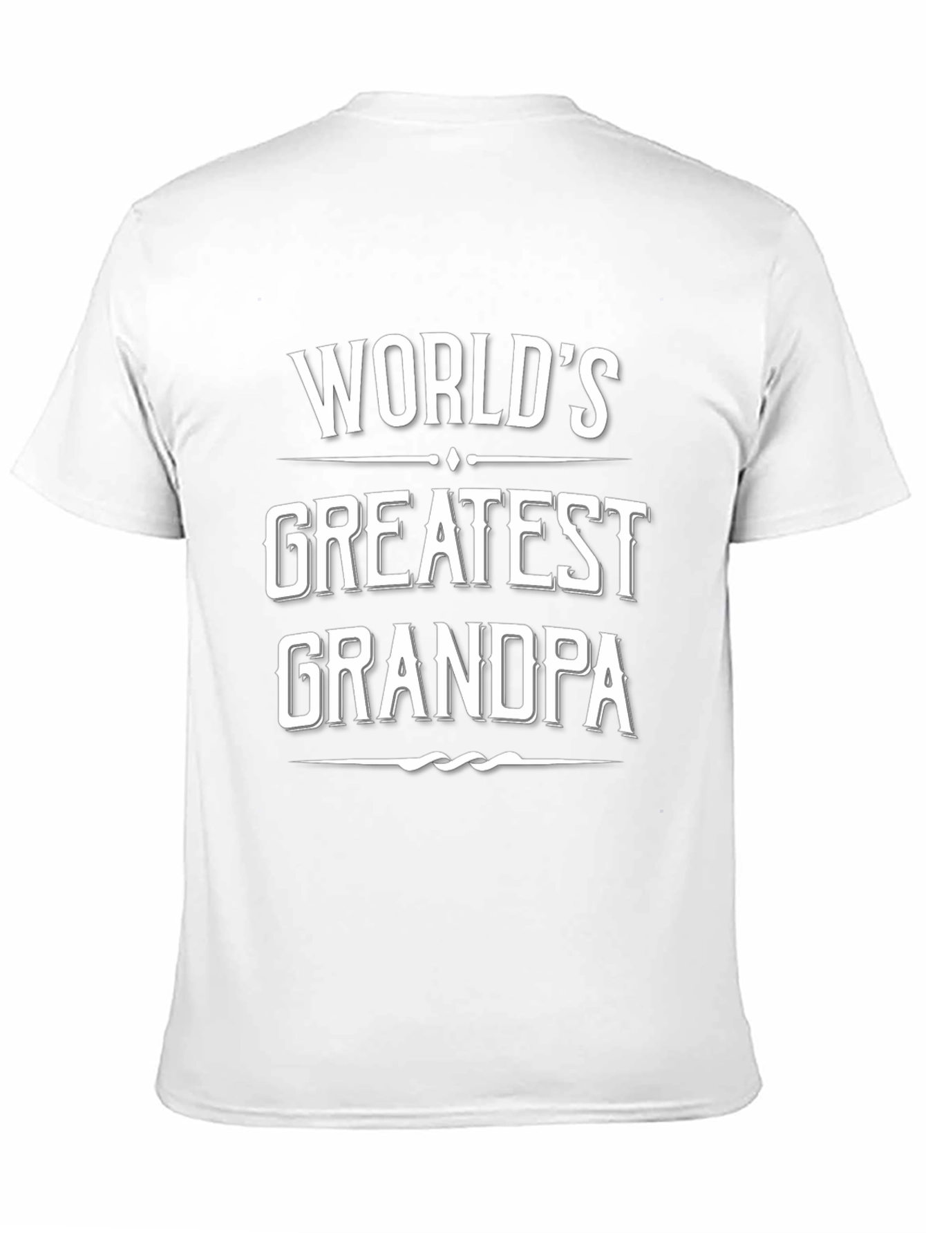 Worlds Greatest Grandpa Black T-Shirt