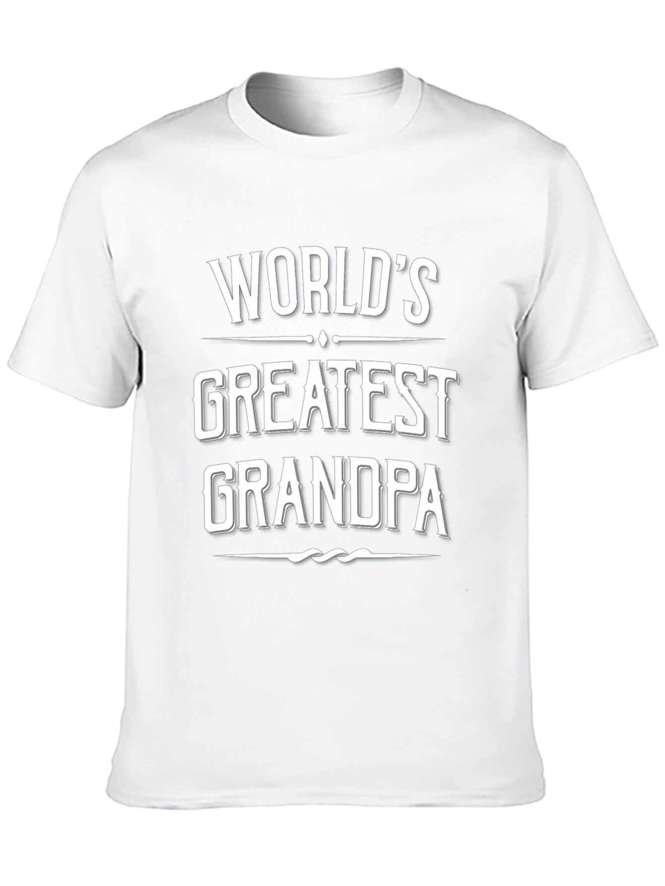Worlds Greatest Grandpa Black T-Shirt