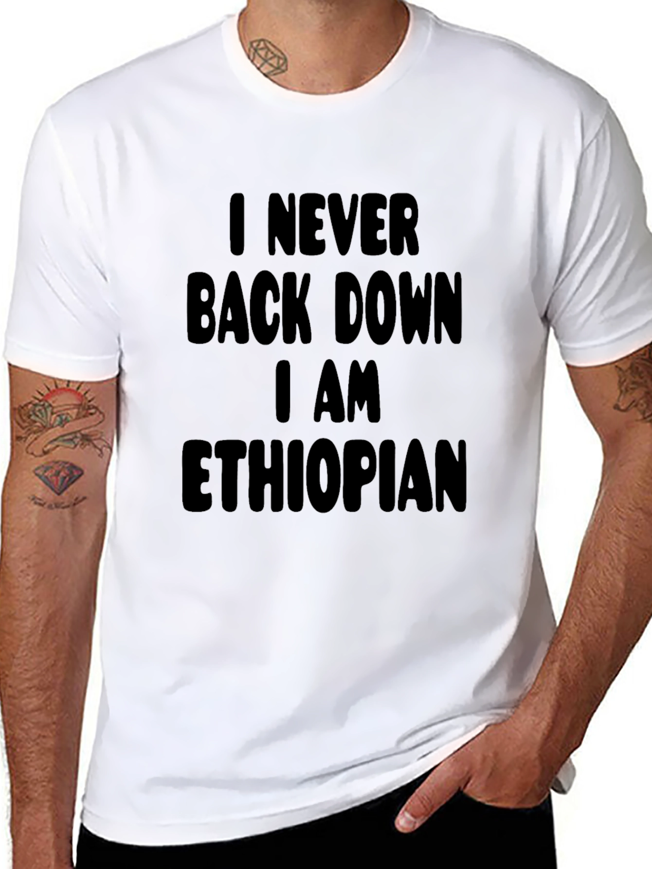 Ethiopian Pride Black T-Shirt