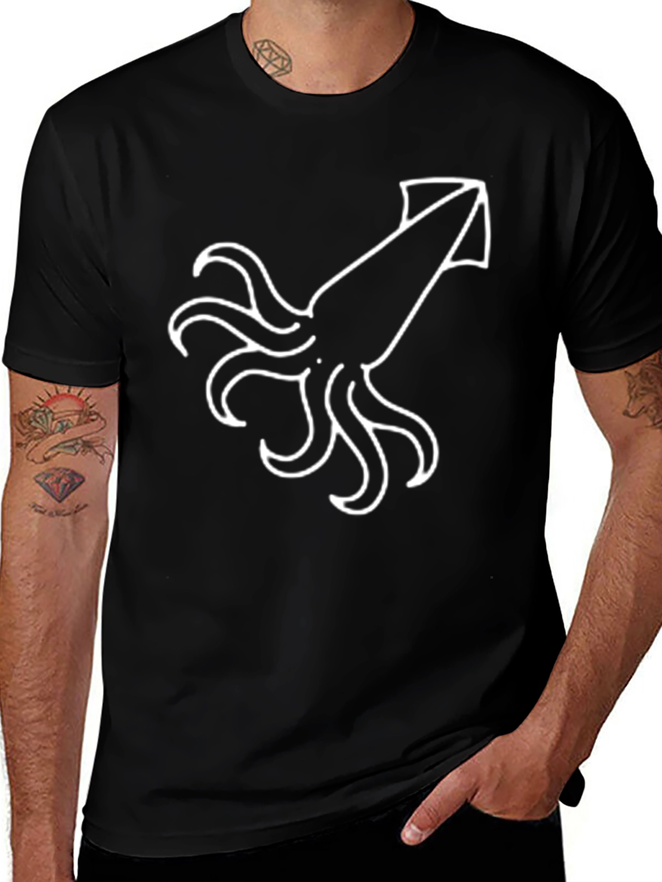 Squid Graphic Tee - Bold & Unique Design