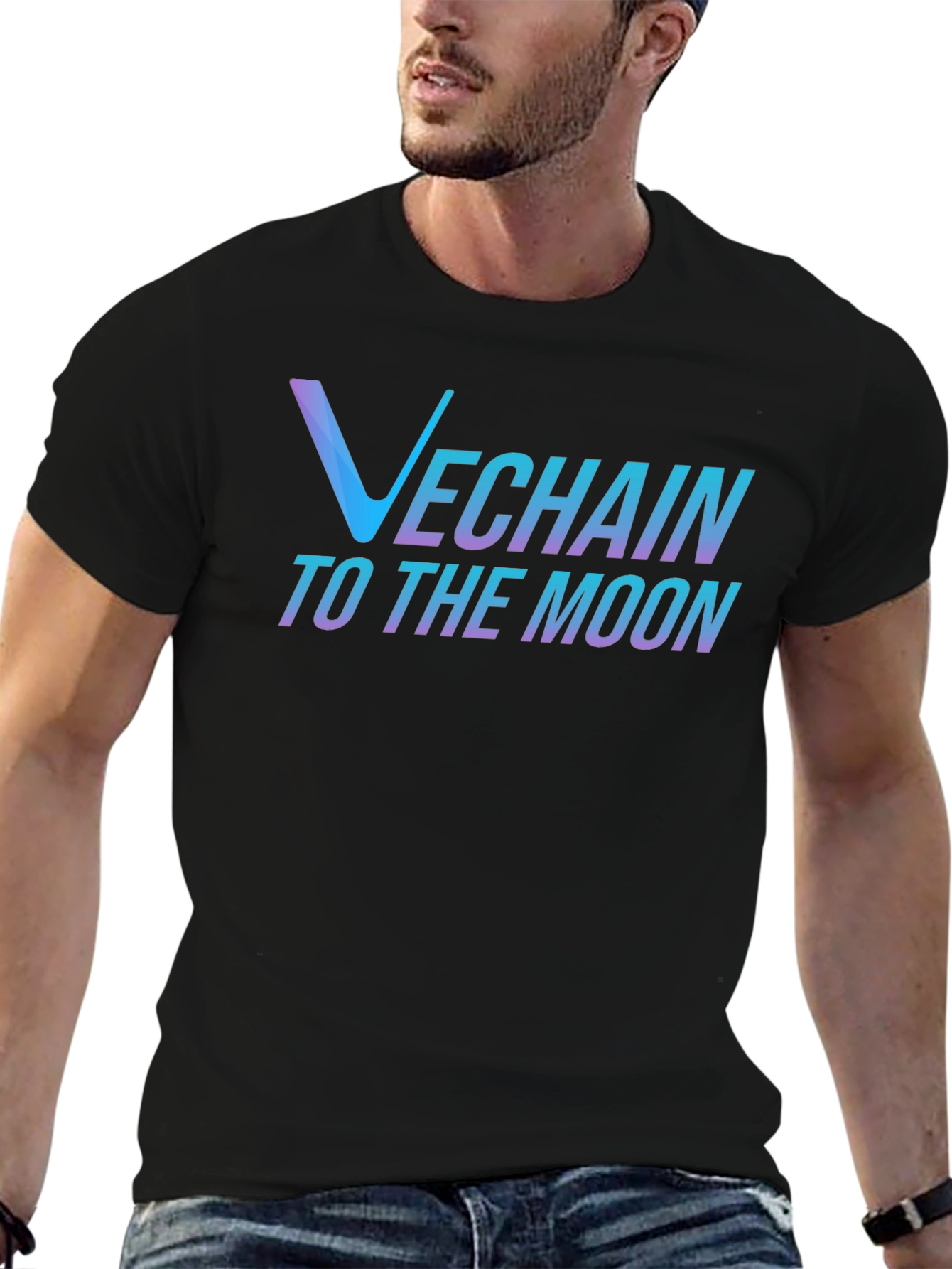 VeChain Crypto T-Shirt - To The Moon Design