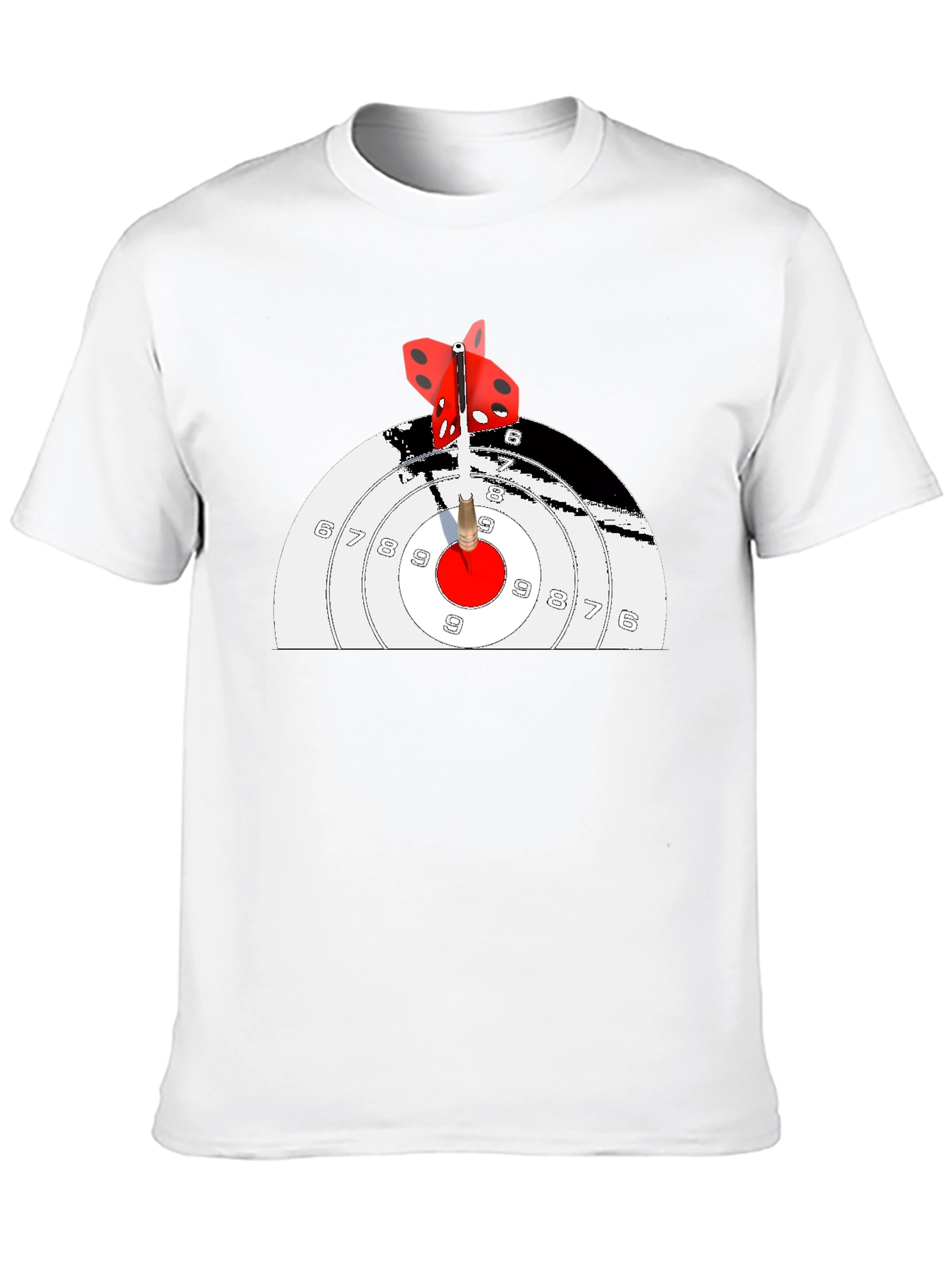 Dartboard T-Shirt - Bullseye Graphic Tee
