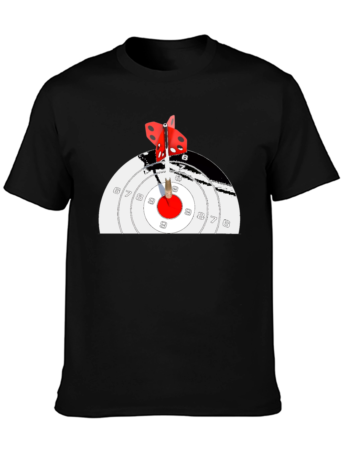 Dartboard T-Shirt - Bullseye Graphic Tee