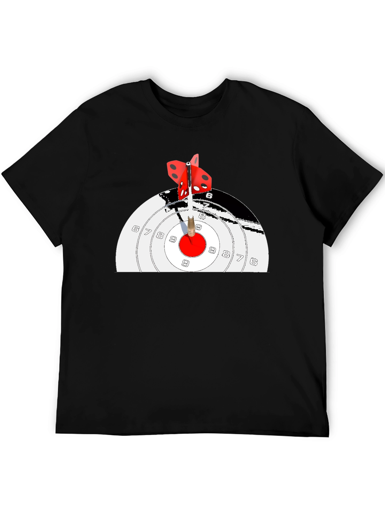 Dartboard T-Shirt - Bullseye Graphic Tee