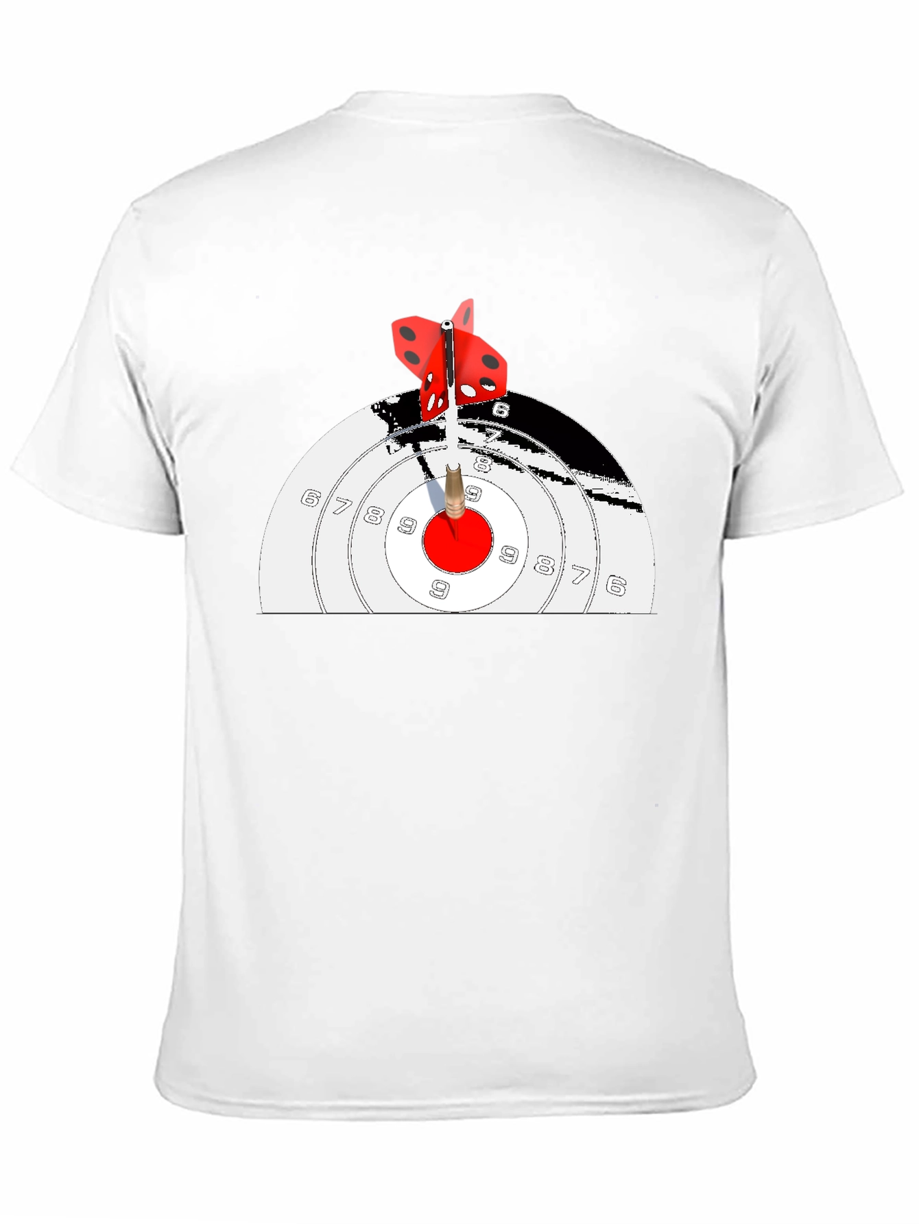 Dartboard T-Shirt - Bullseye Graphic Tee