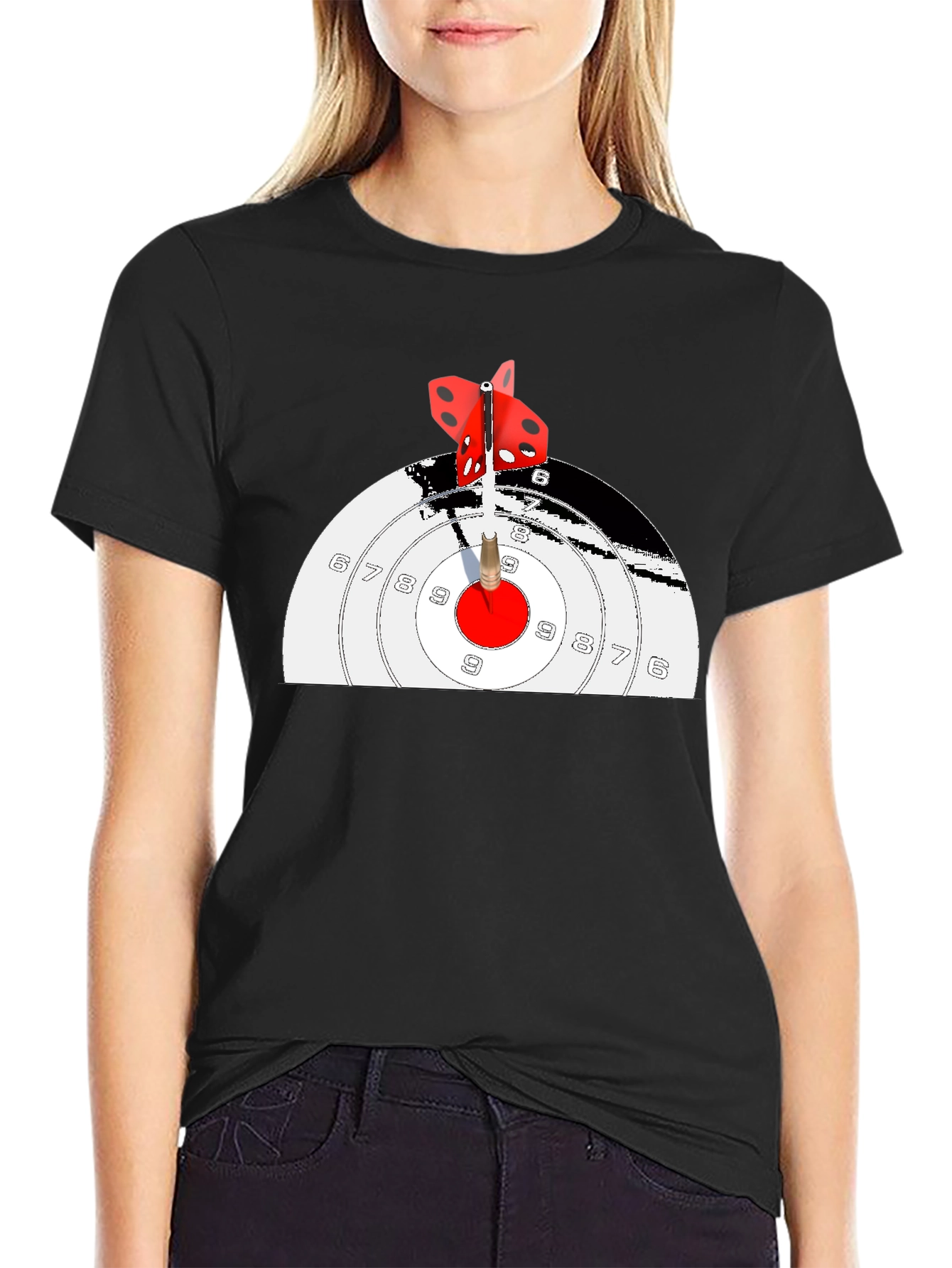 Dartboard T-Shirt - Bullseye Graphic Tee